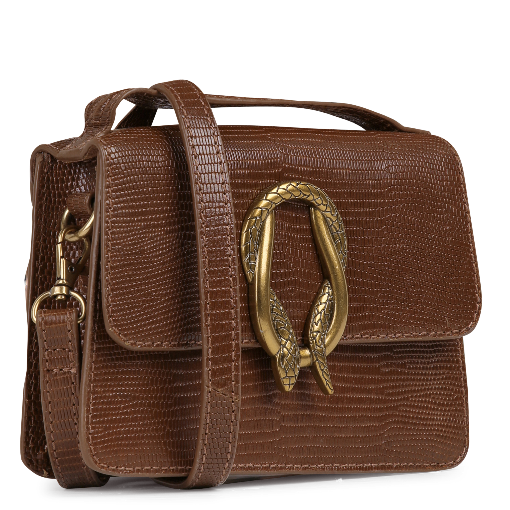 Sac bandoulière en cuir MAISON 123 Beige