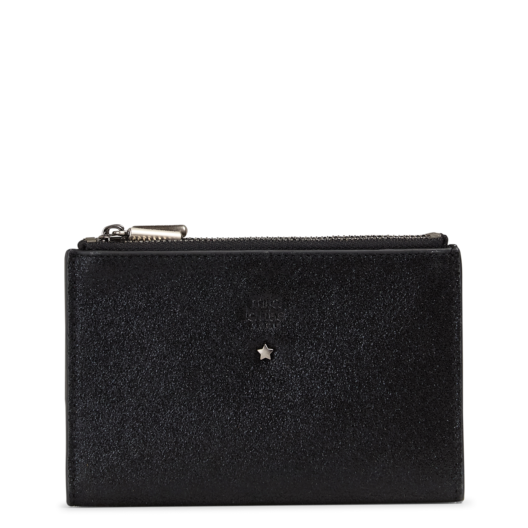 Leren portefeuille met pailletten MILA LOUISE