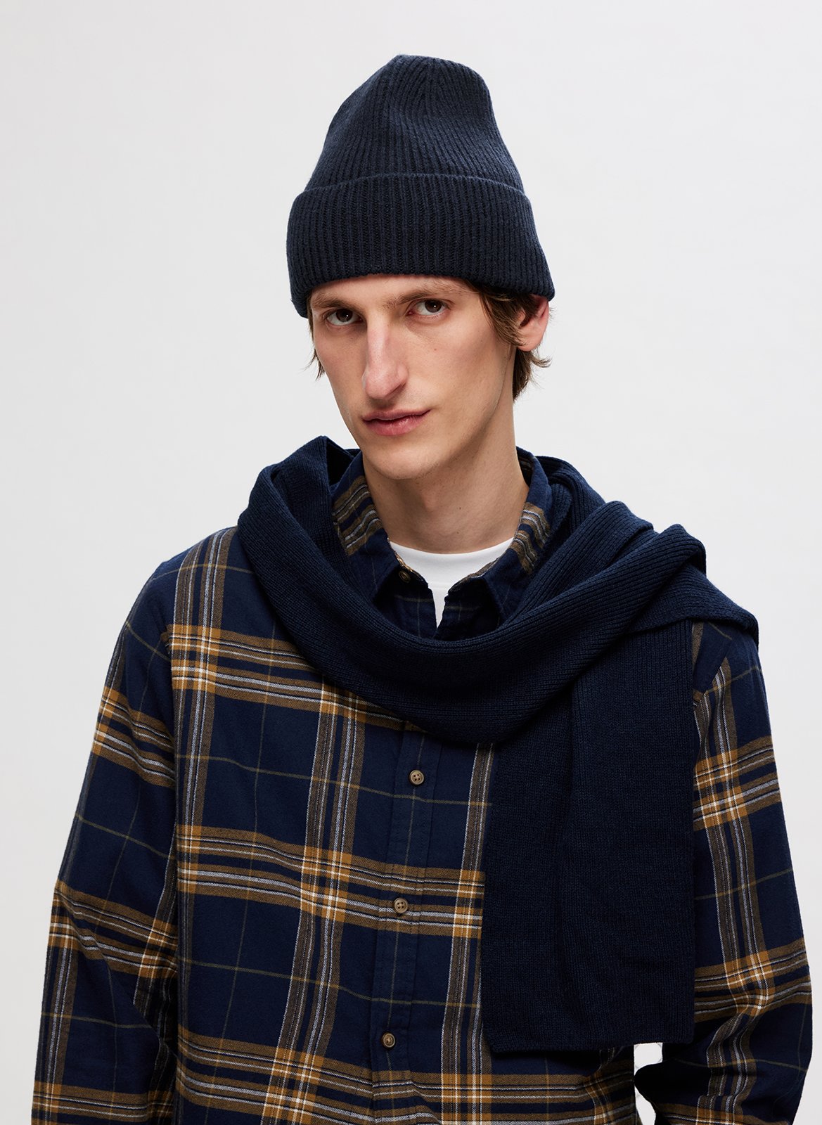 Geribde, wollen muts SELECTED