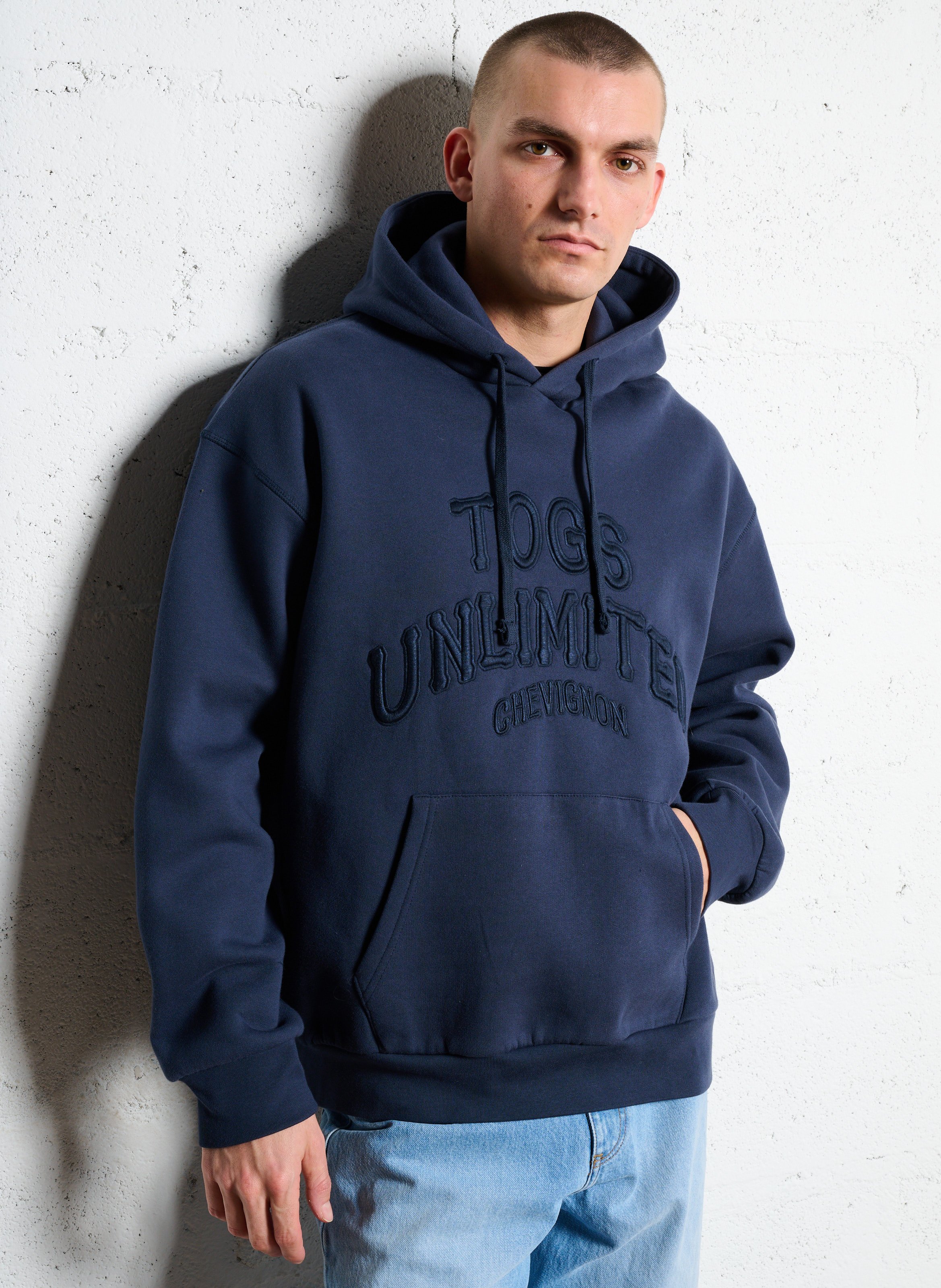 Sweat à capuche en coton mélangé CHEVIGNON