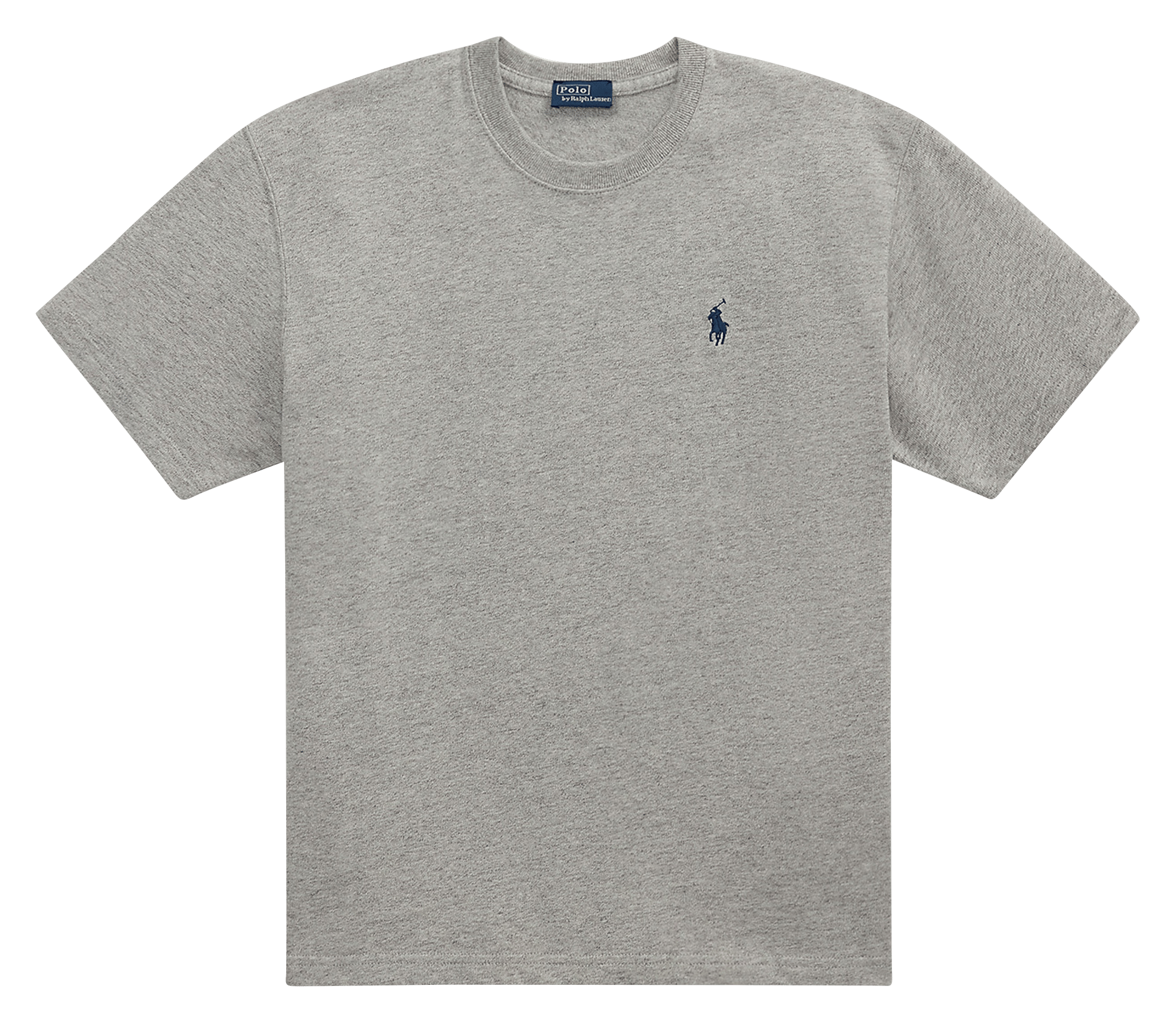 Baumwoll-Pullover mit Rundhalsausschnitt POLO RALPH LAUREN Grau