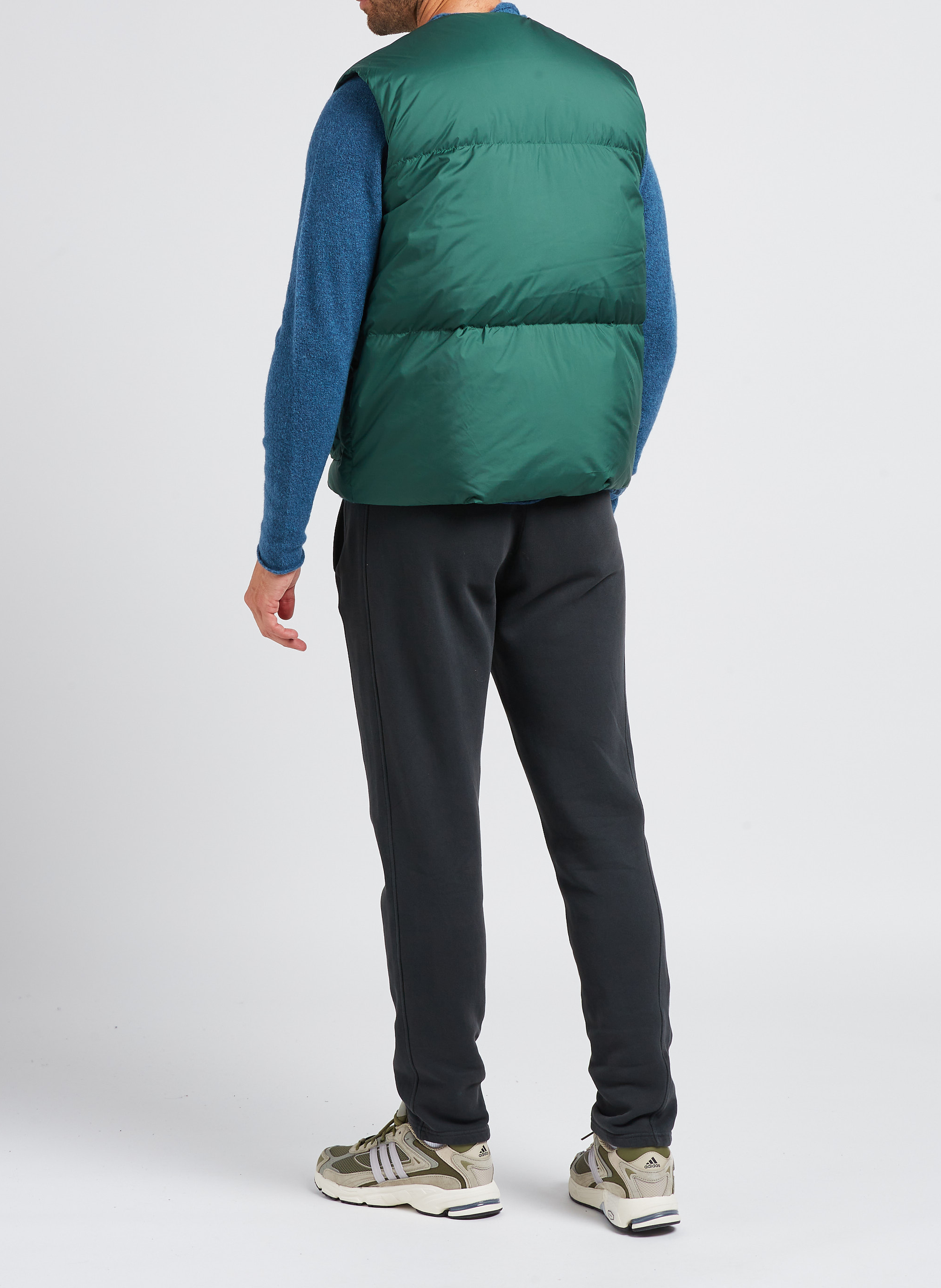 Steppjacke mit V-Ausschnitt GERTRUDE Grun