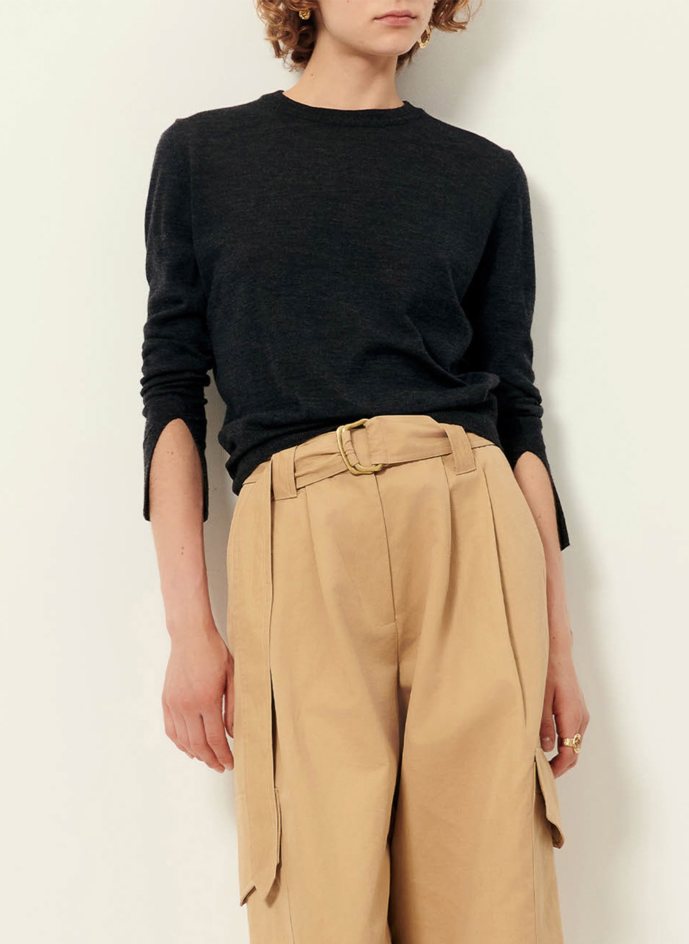 Pull col rond en laine SESSUN