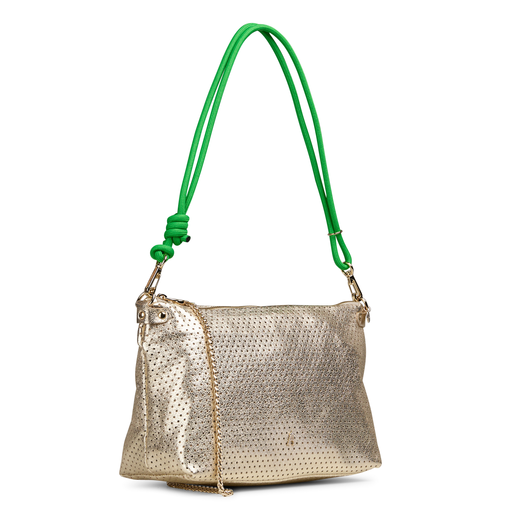 Sac porté épaule en cuir d'agneau CRAIE STUDIO Doré