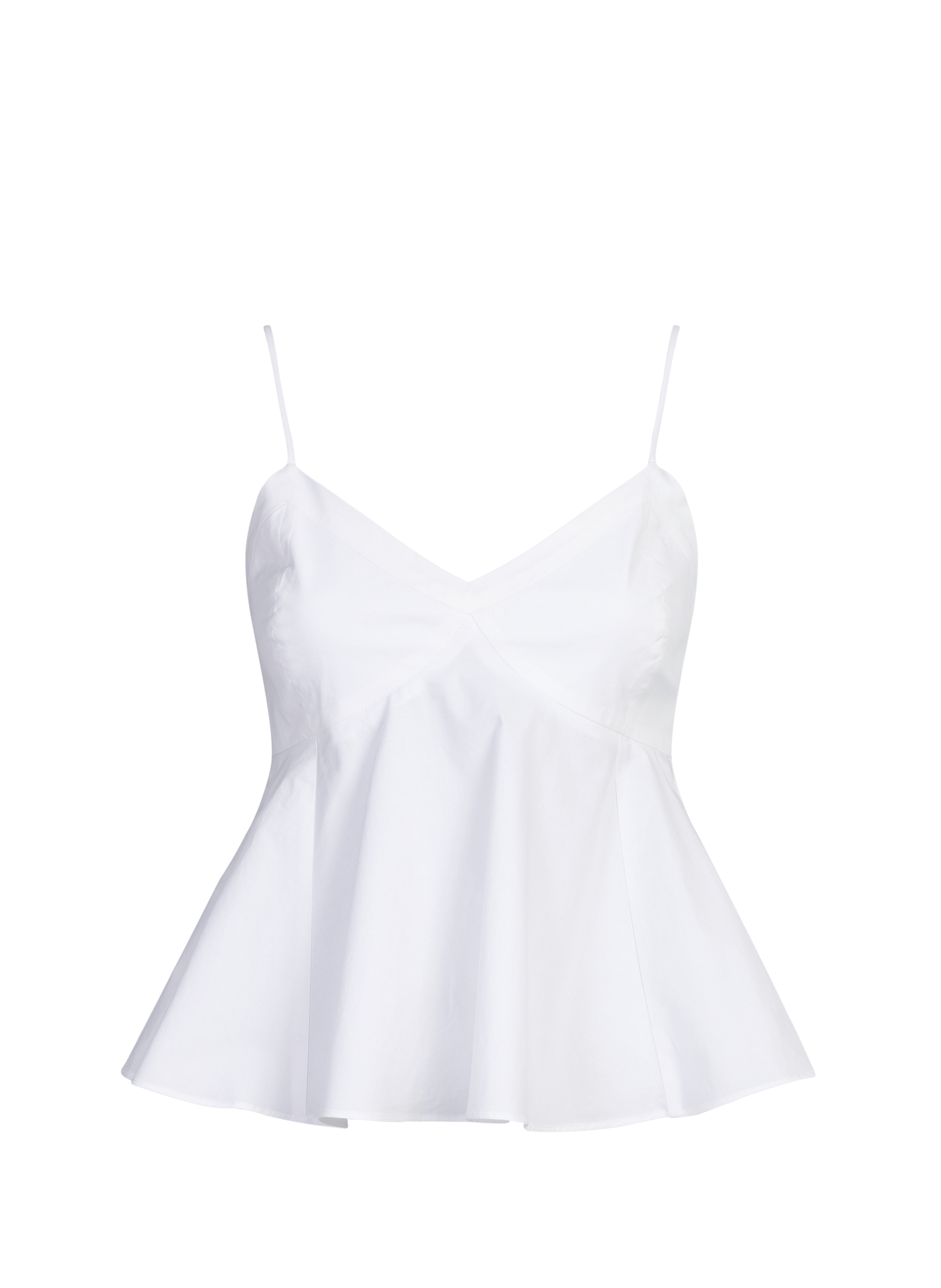 Top court en coton mélangé SAISON 1865 Wit