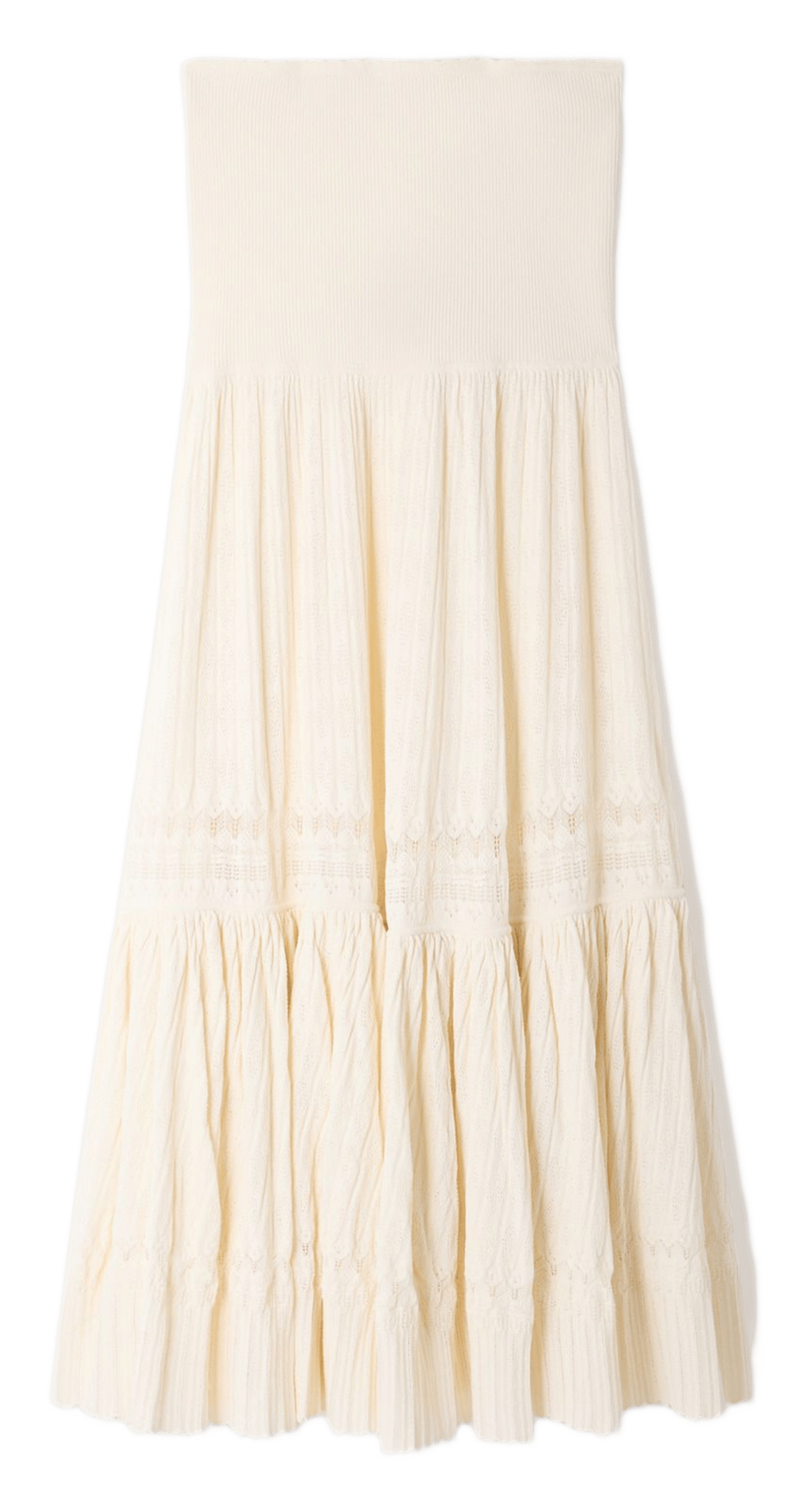 Jupe longue  SANDRO Beige