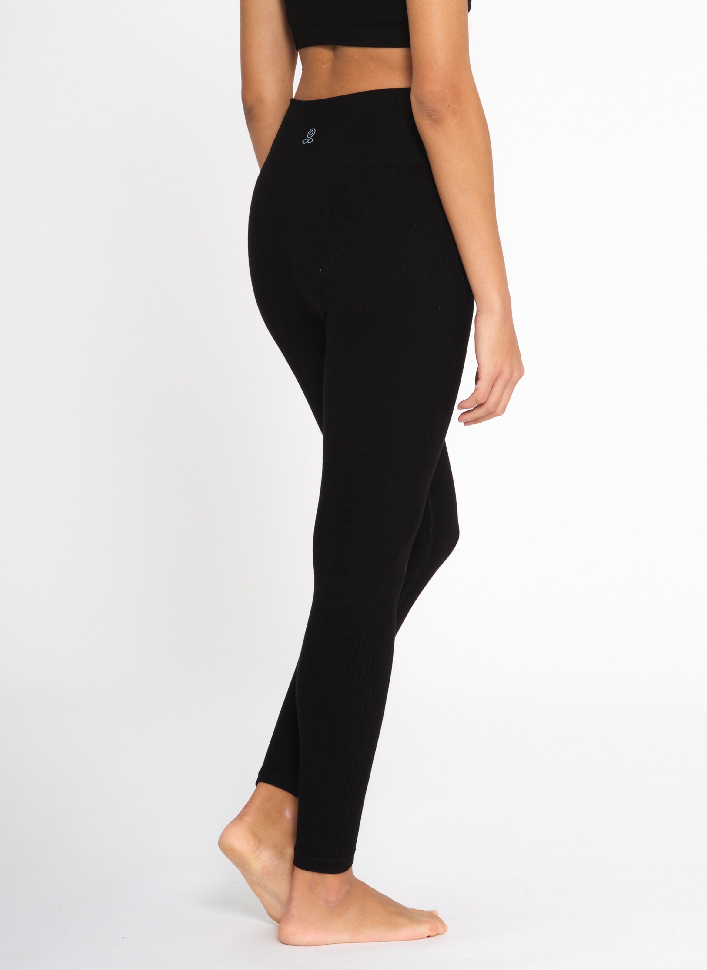 Legging de yoga en fibres de bambou mélangées YOGA SEARCHER Noir