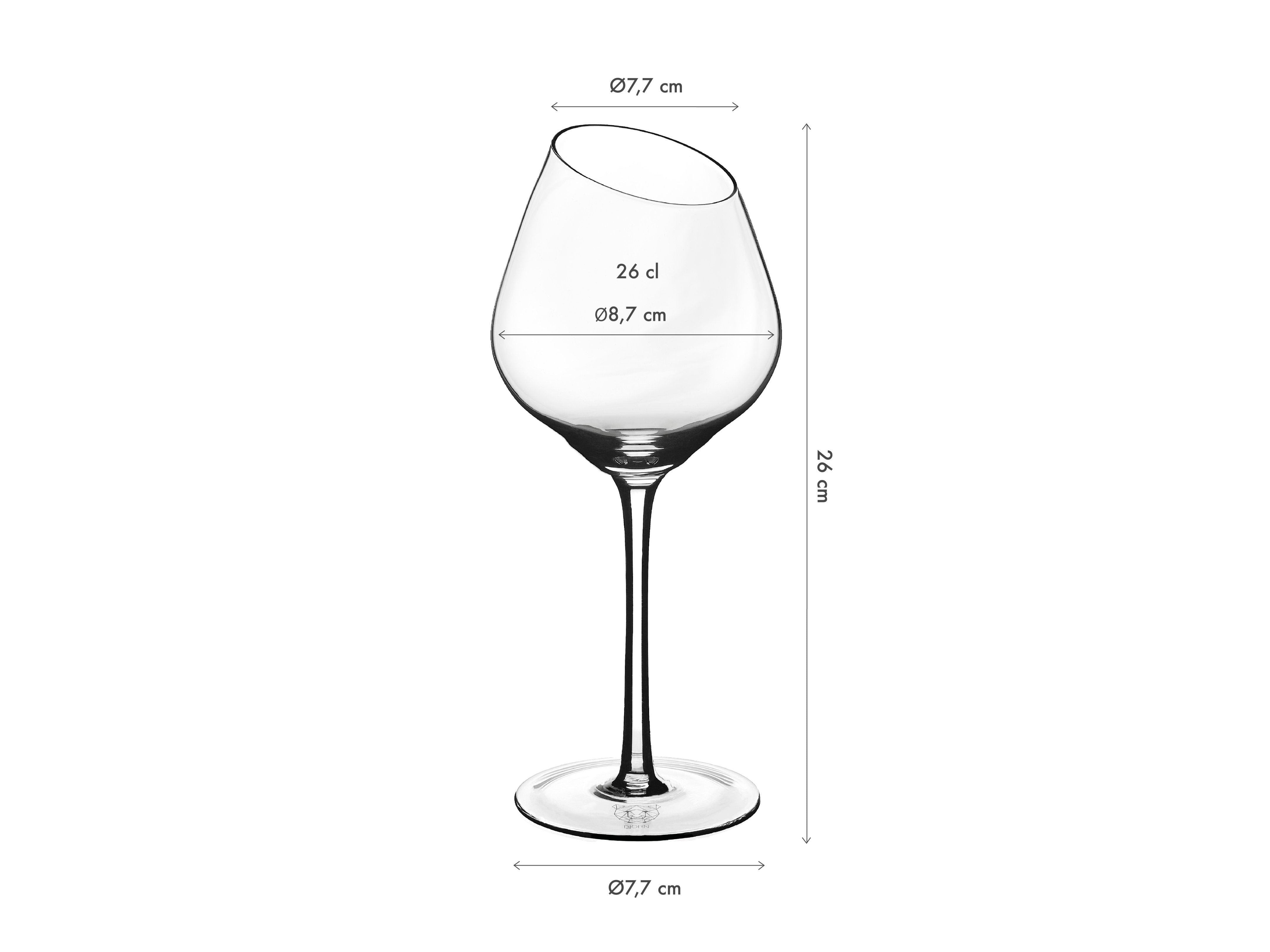 Verre à pied 37cl sväva - 6 pièces BJORN Transparent