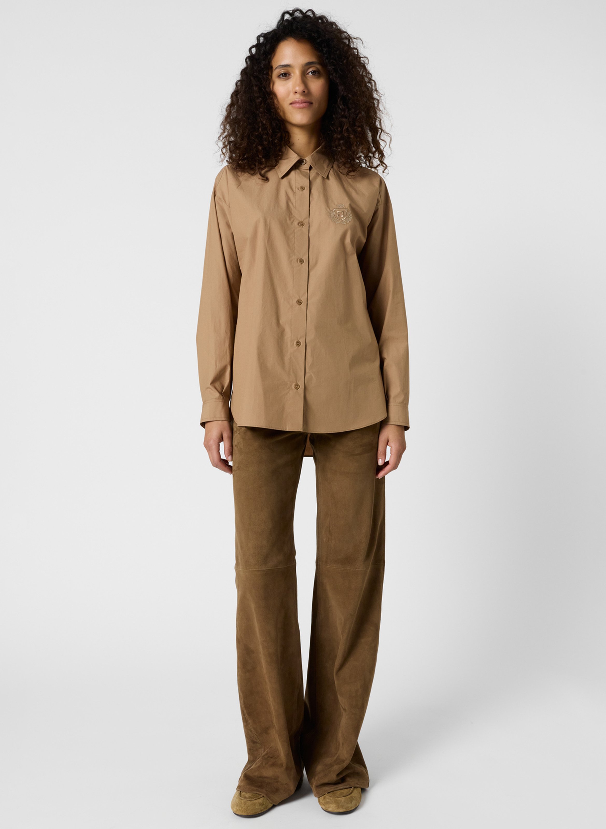 Baumwoll-Bluse GERARD DAREL Braun