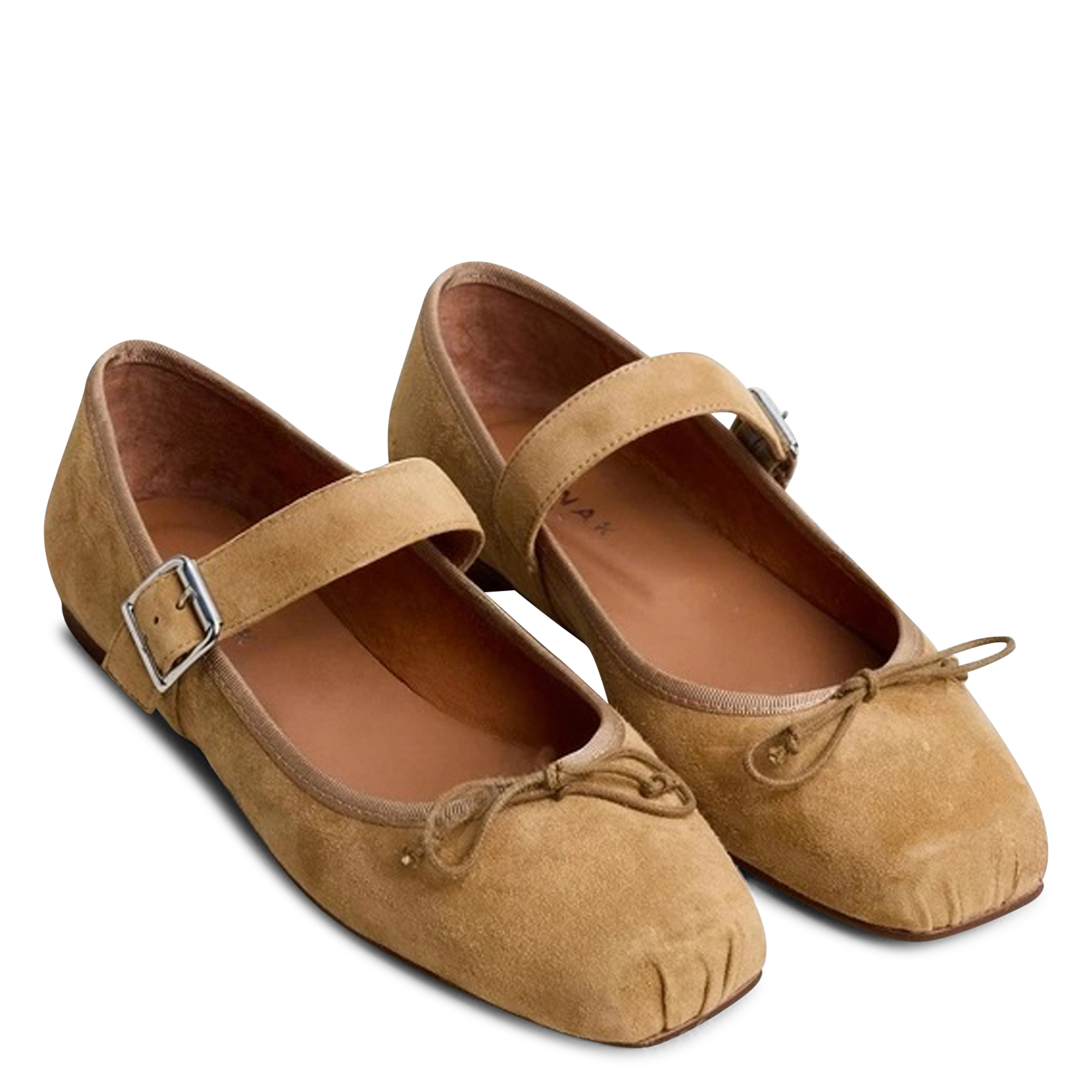 Ballerines en cuir JONAK Beige