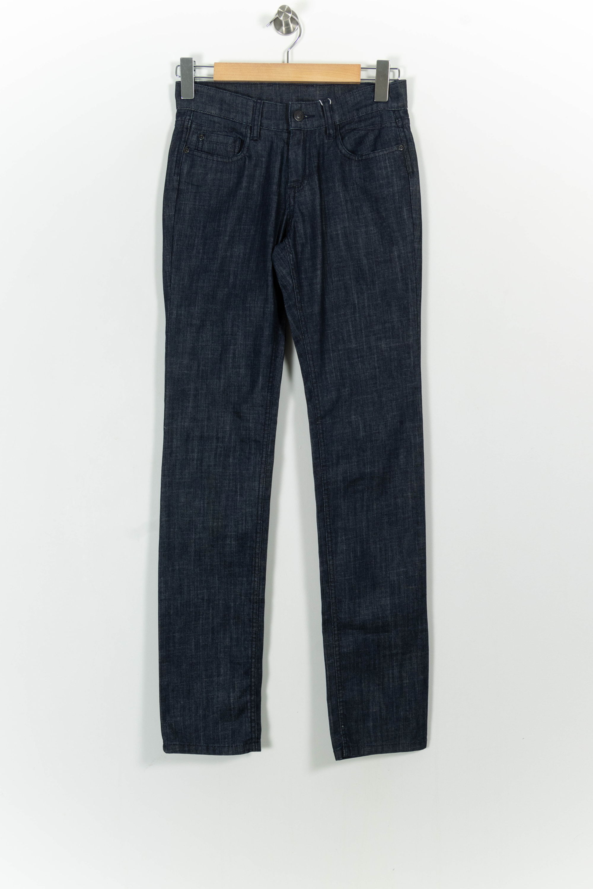 Cropped slim jeans with studs COMPTOIR DES COTONNIERS - Seconde main Blue