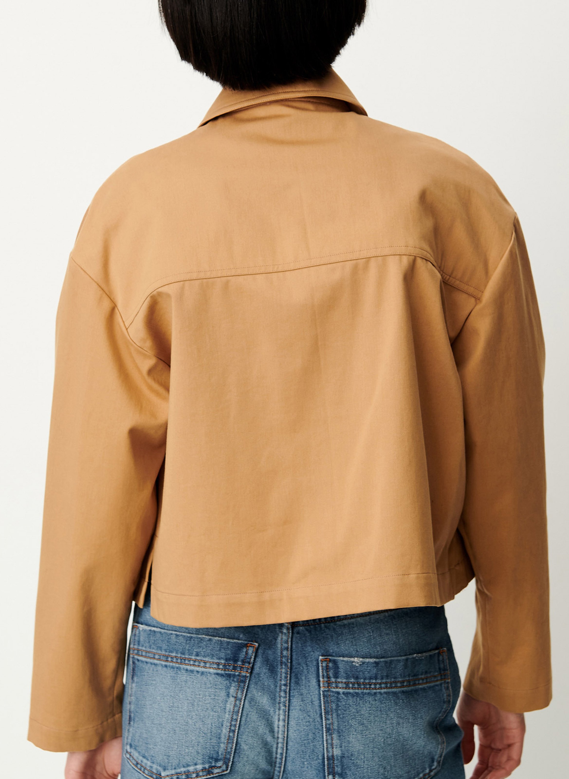 Cotton jacket SESSUN Beige