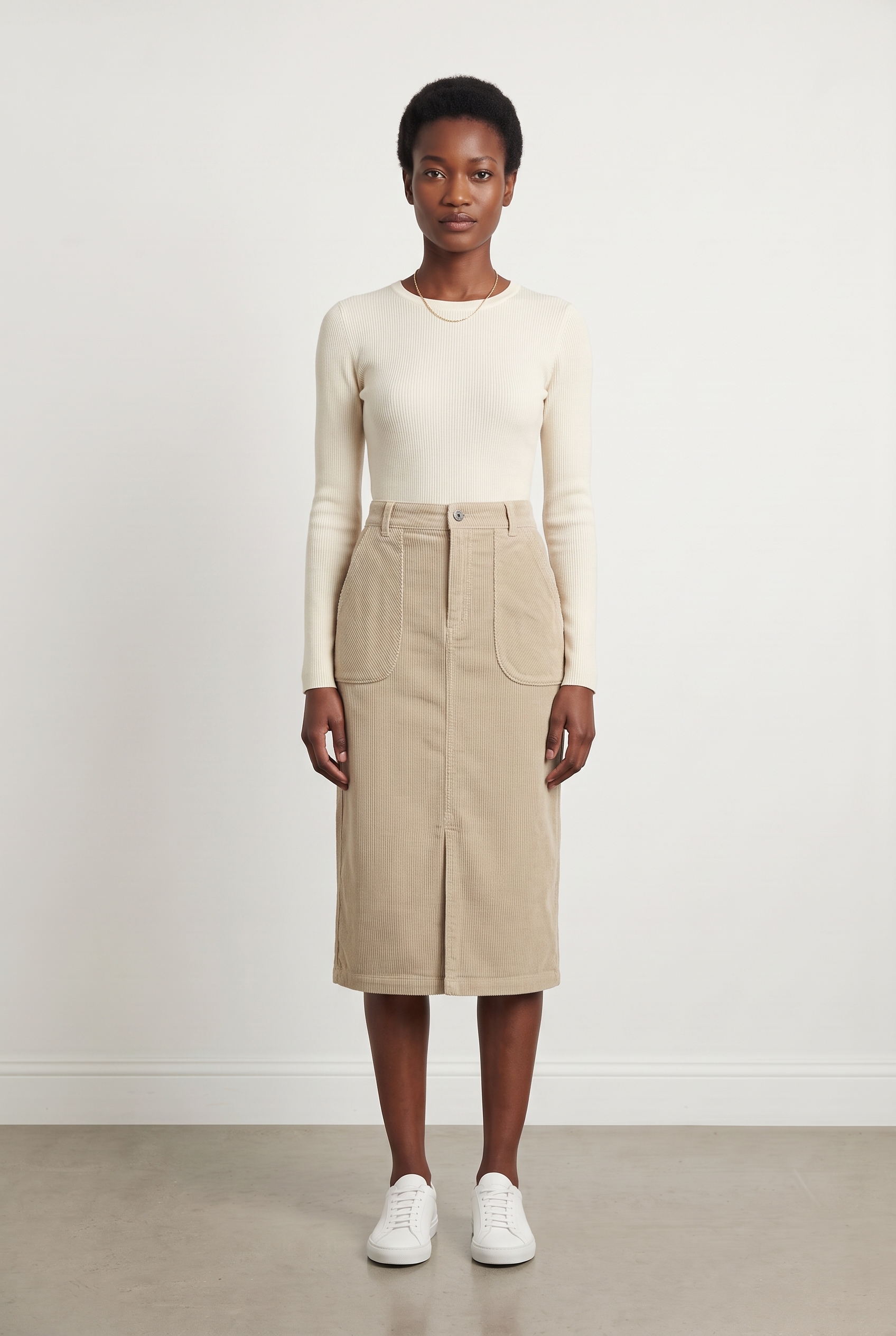 Short & midi skirt STELLA FOREST - SECONDE MAIN Beige
