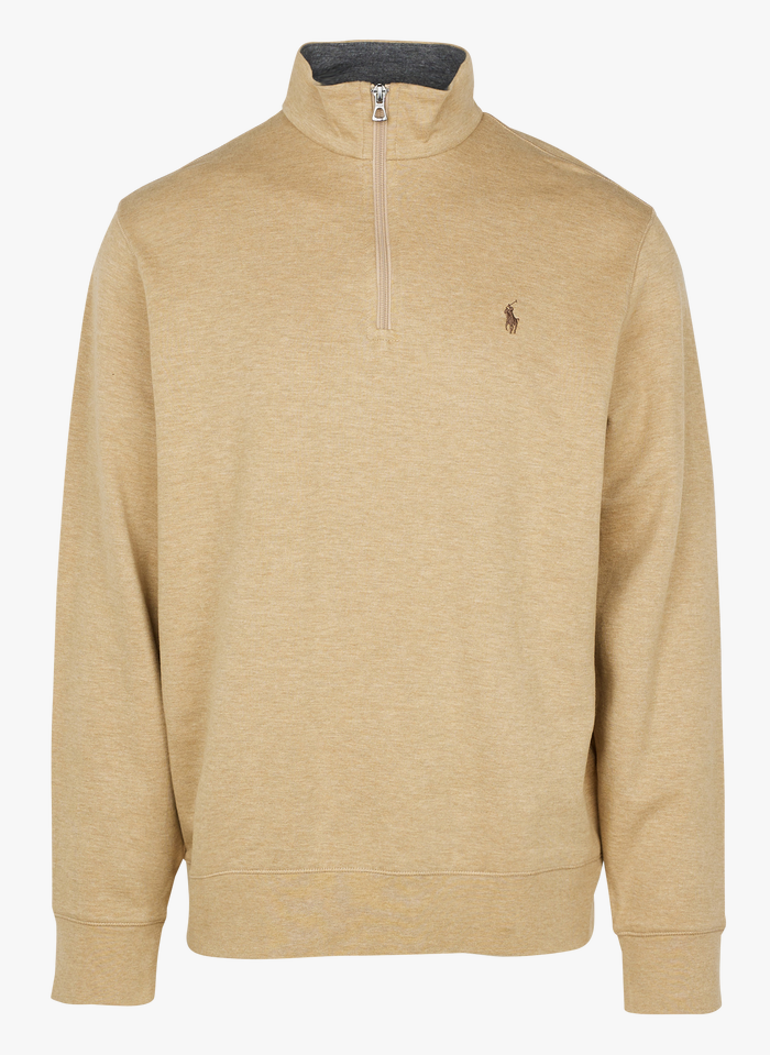 Cotton-blend Sweater With Half Zip K213sc18 Polo Ralph Lauren - Men | Place  des Tendances