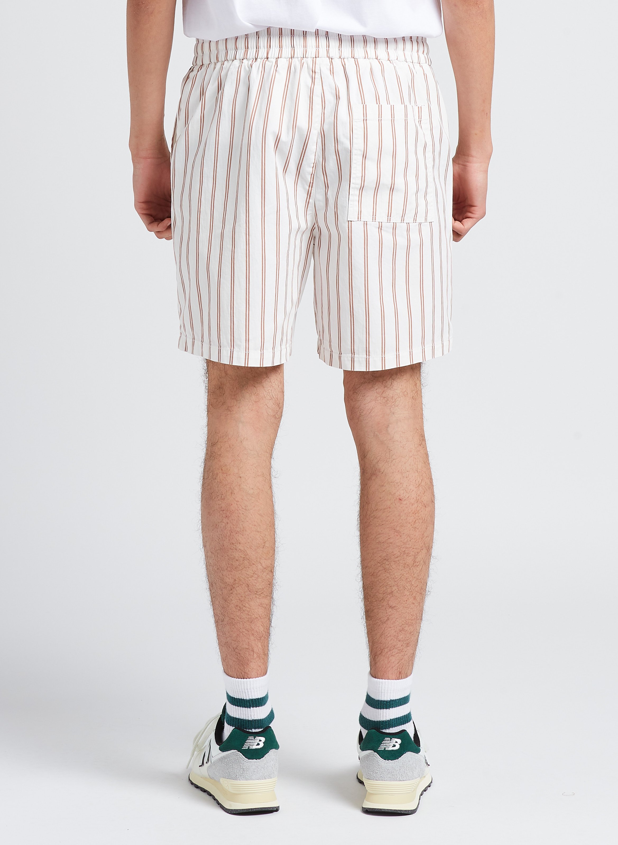 Shorts, Regular Fit, aus gestreifter Baumwolle MINIMUM Mehrfarbig