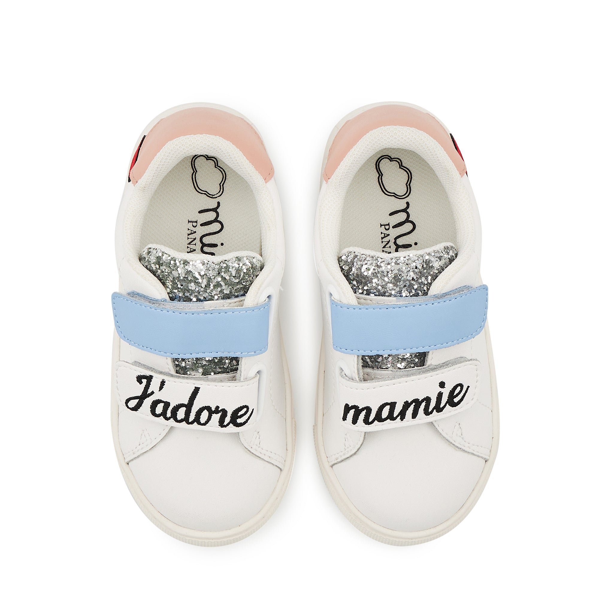 Leather sneakers BONS BAISERS PARIS White