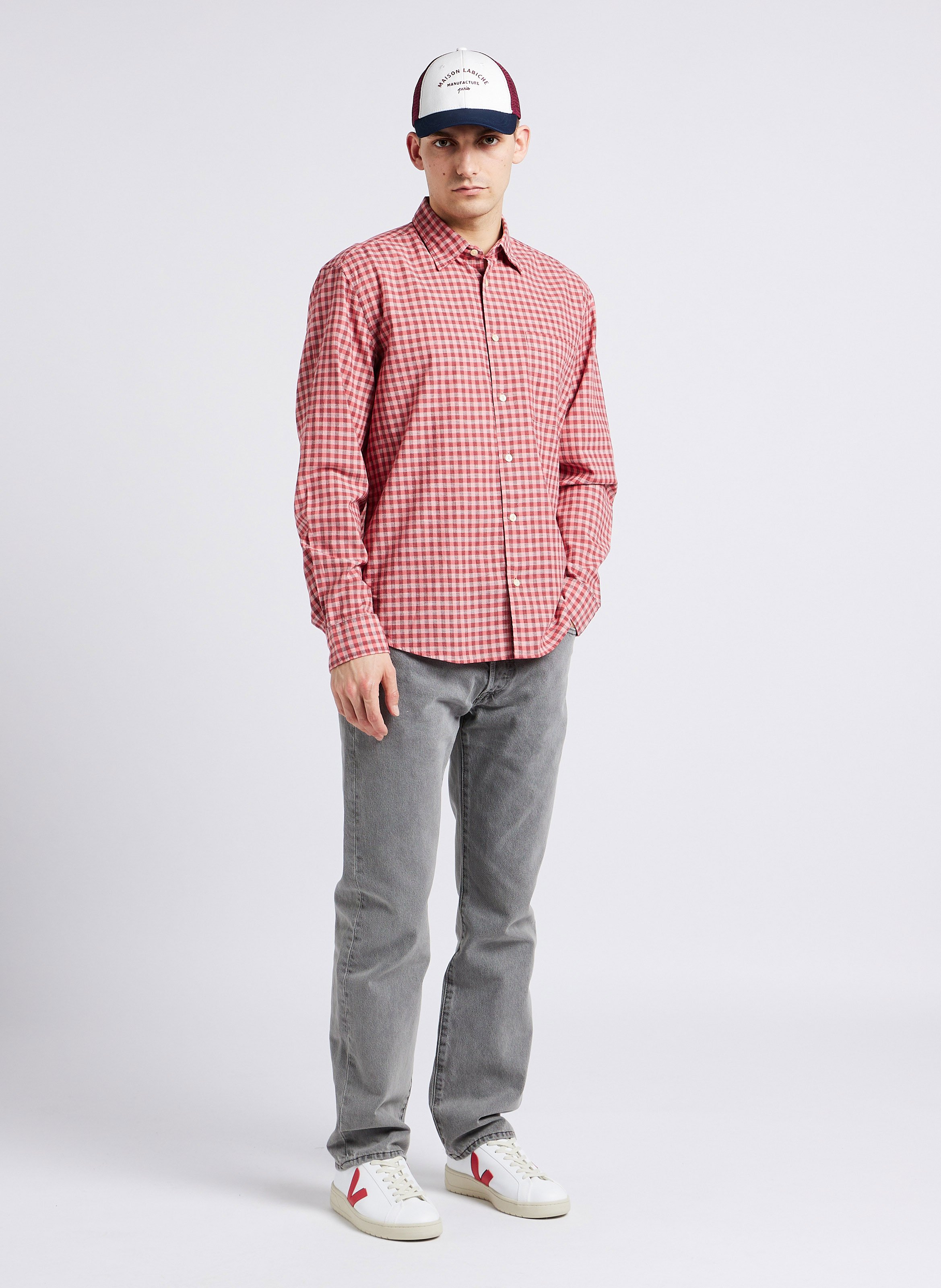 Baskets basses en cuir  VEJA Multicolore