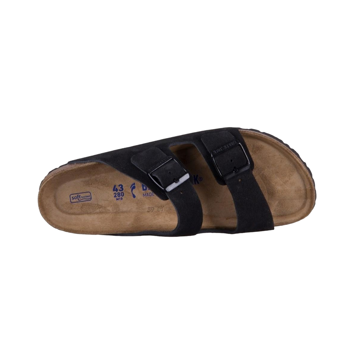 Faux leather sandals BIRKENSTOCK Black