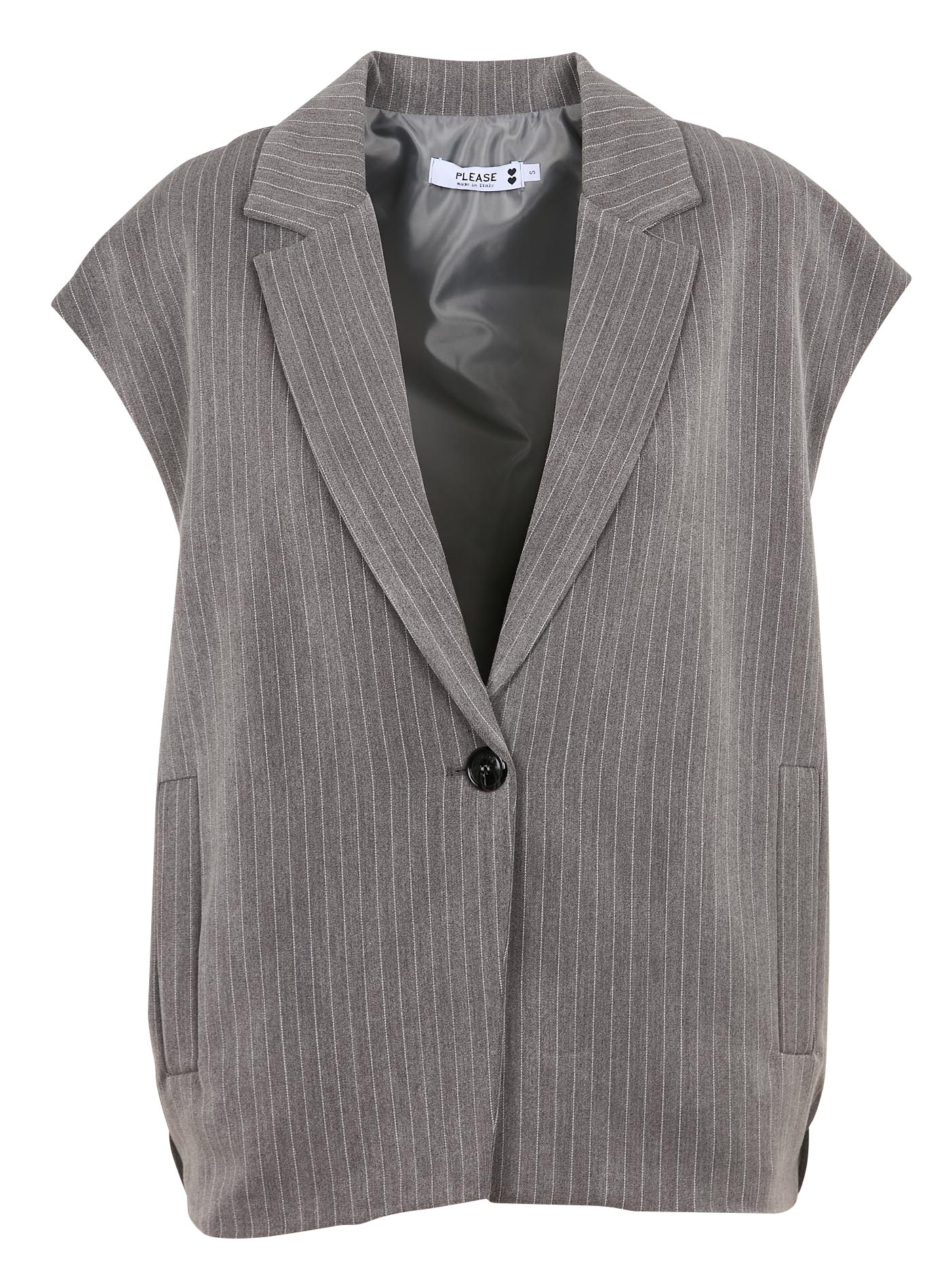 Veste de tailleur à rayures PLEASE Gris