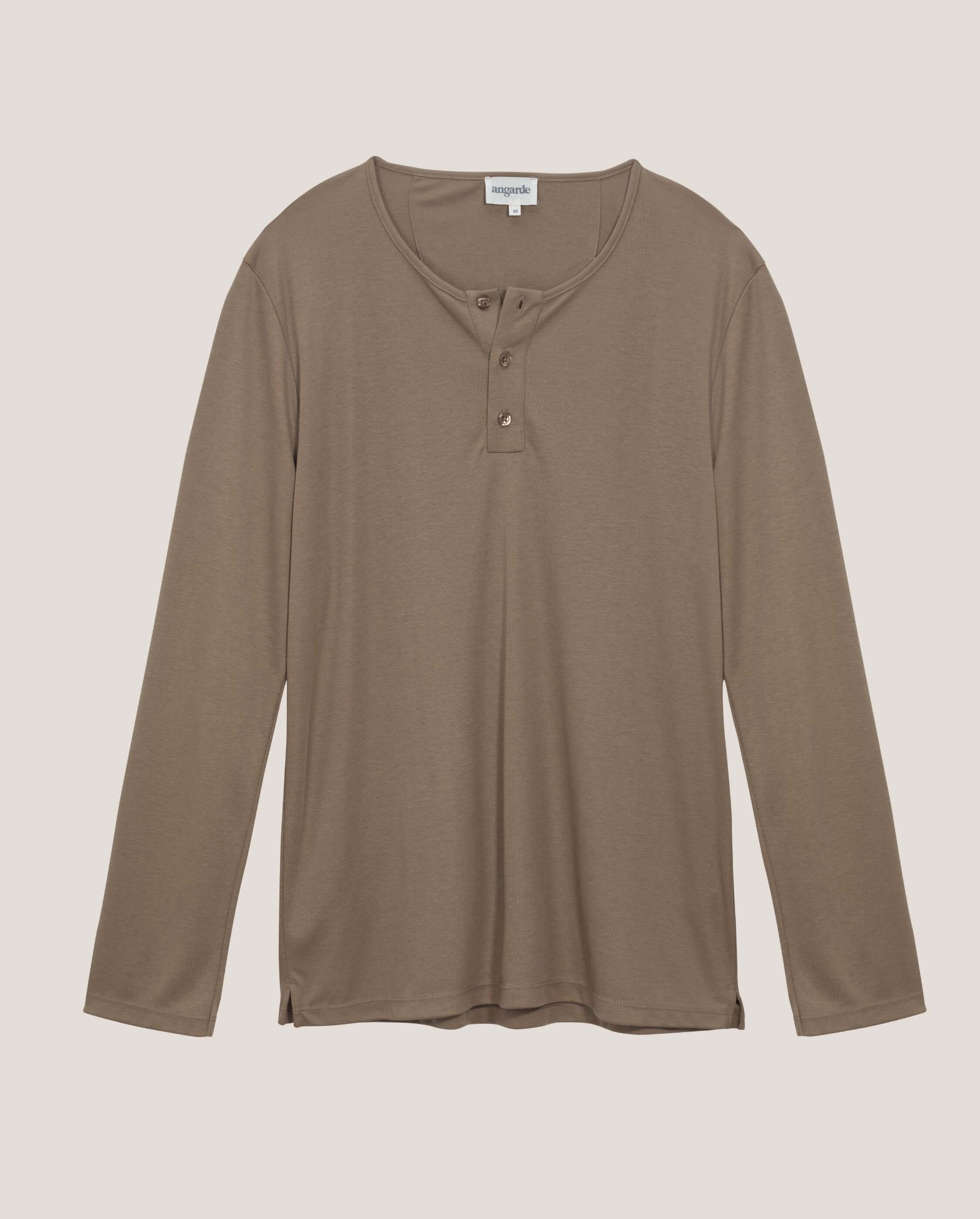 Men's pajama top, latte ANGARDE Beige