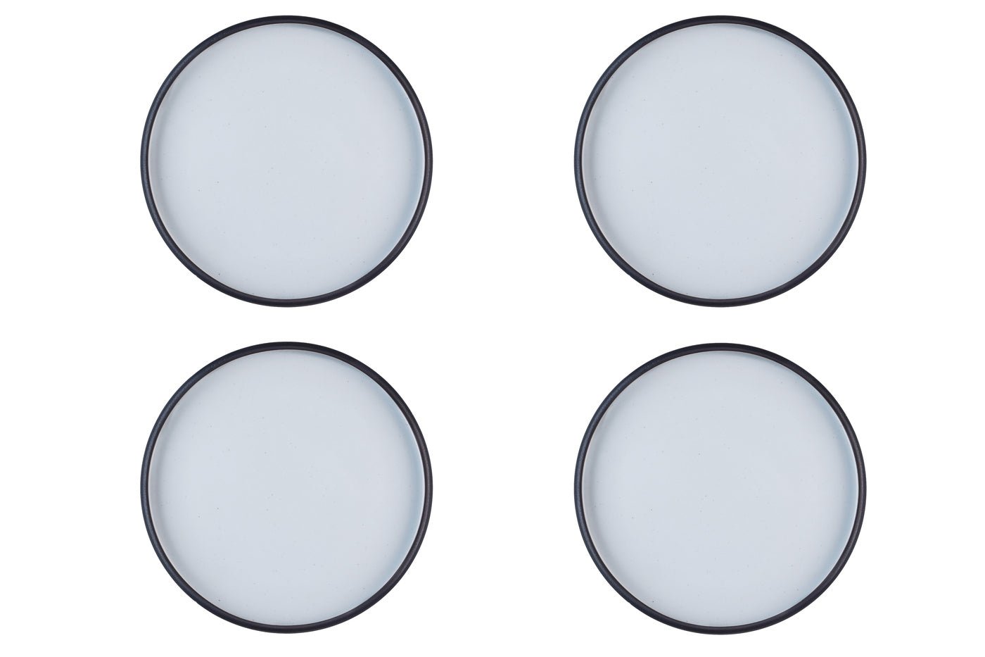 Gourmet plate ø28cm - 4 pieces - onyx BJORN Black