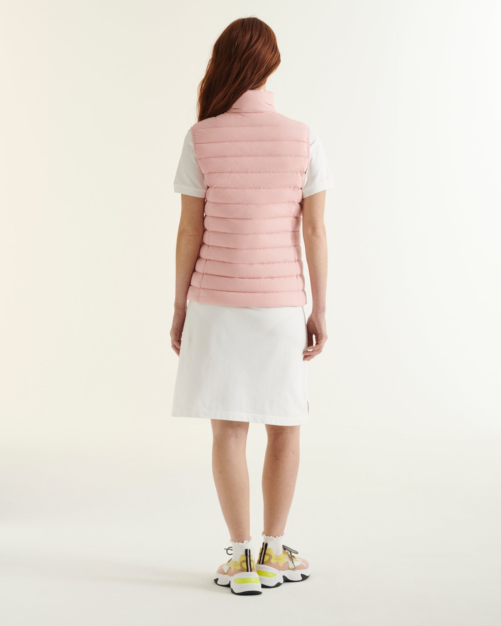 Stretch sleeveless down jacket Grenada JOTT Pink