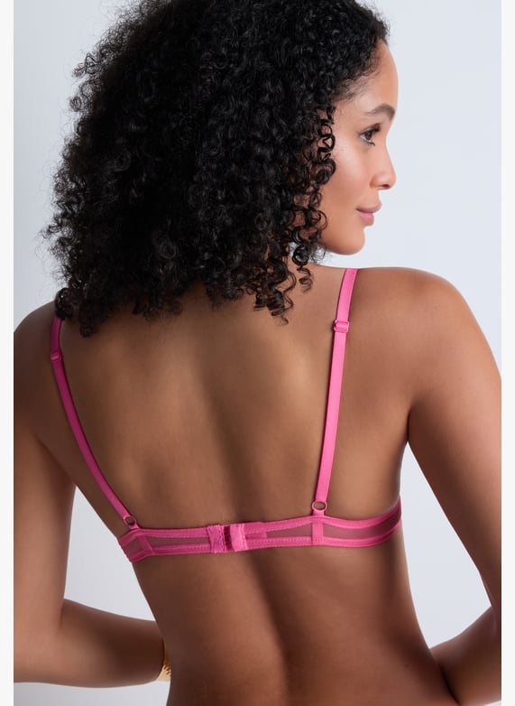 Push-up bra with molded cups | Pink by AUBADE Push-up bra with molded cups Pink