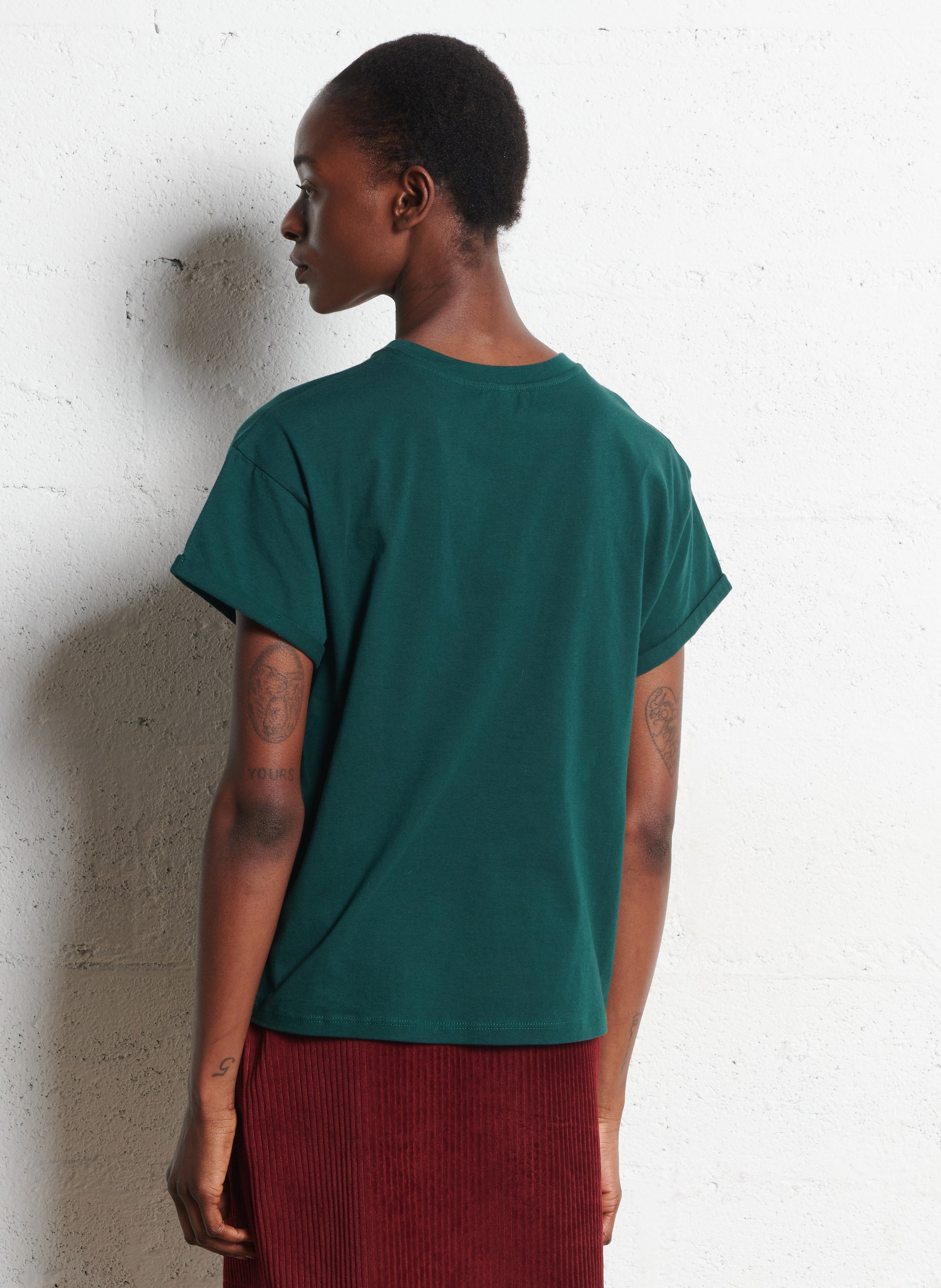 Tee-shirt col rond  I CODE Vert