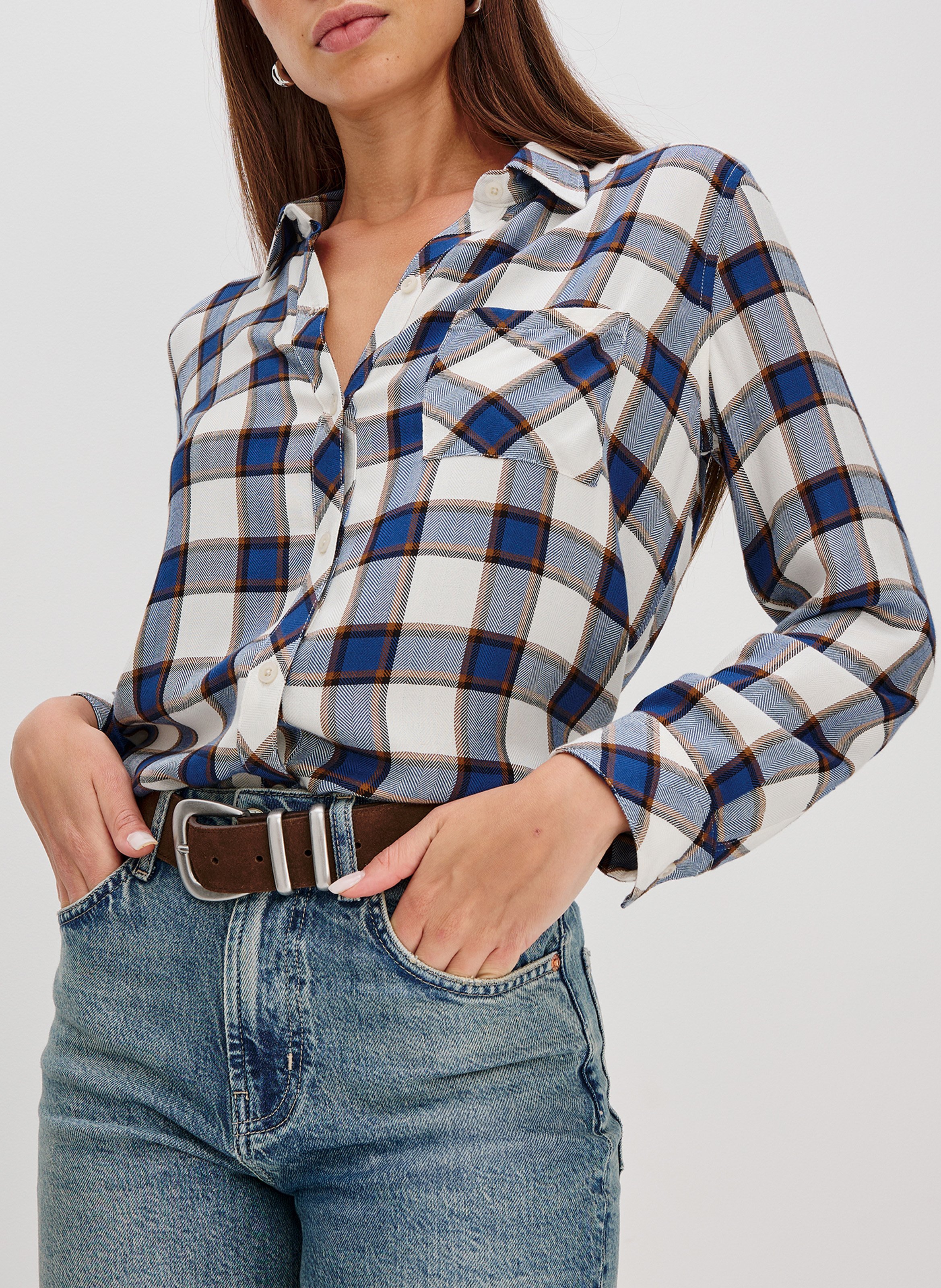 Straight checked shirt RAILS Multicolored