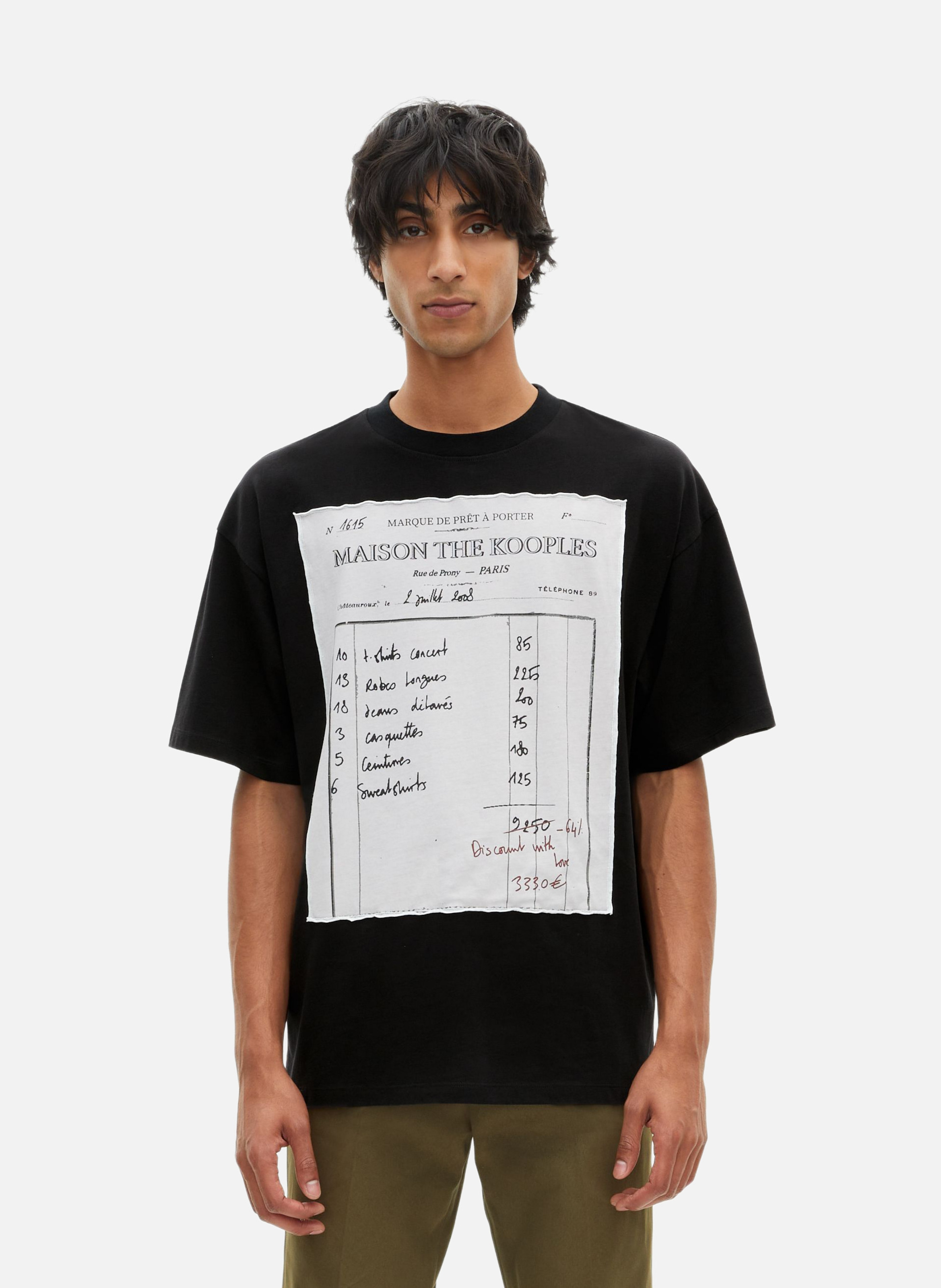 Oversized T-shirt THE KOOPLES Black