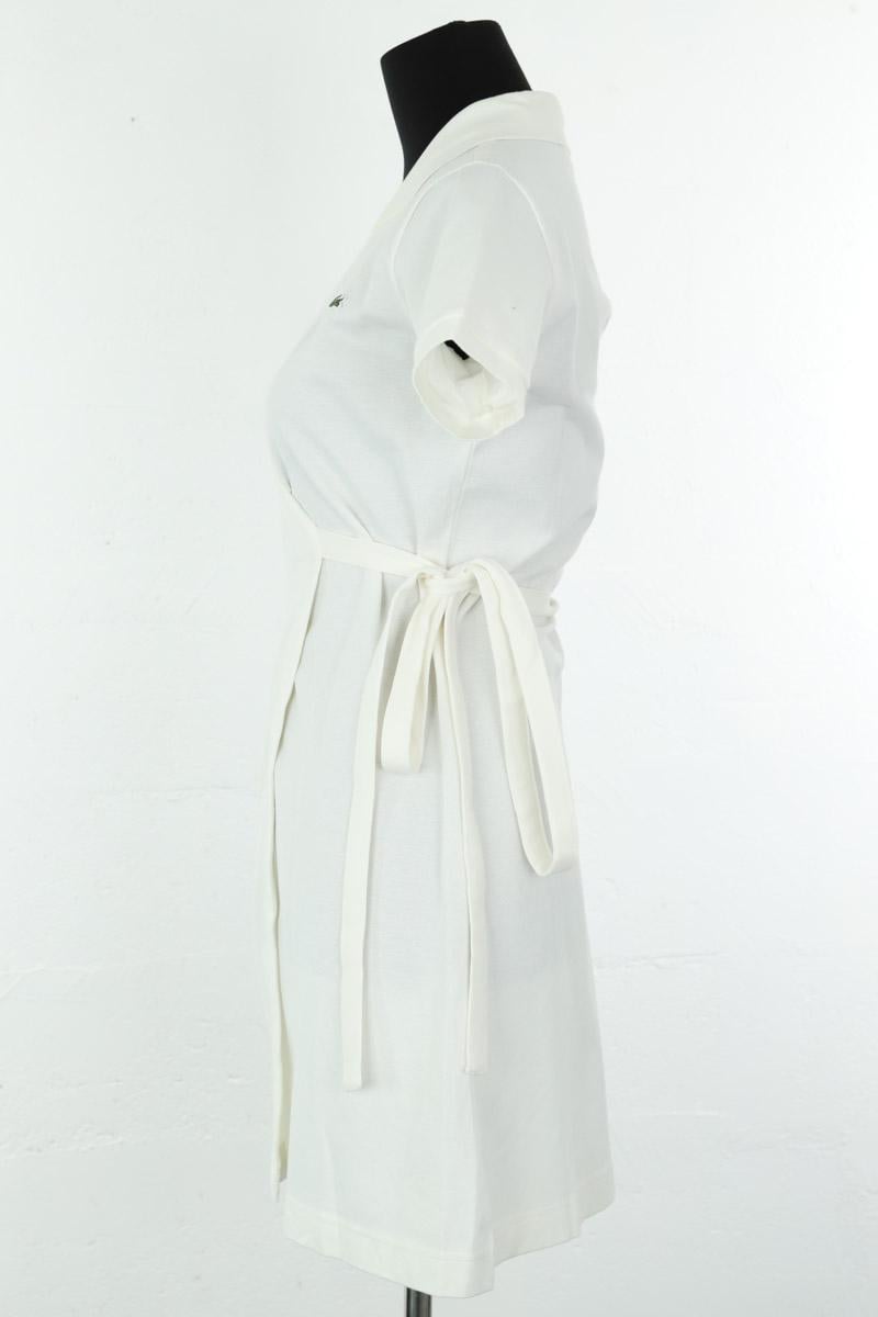 Cotton dress LACOSTE - SECONDE MAIN White