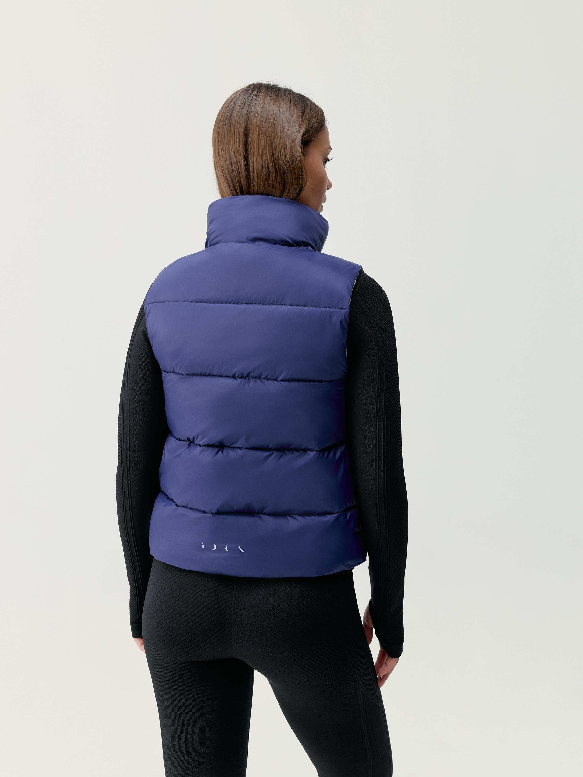 Sporty vest with zipper BORN LIVING YOGA Blue