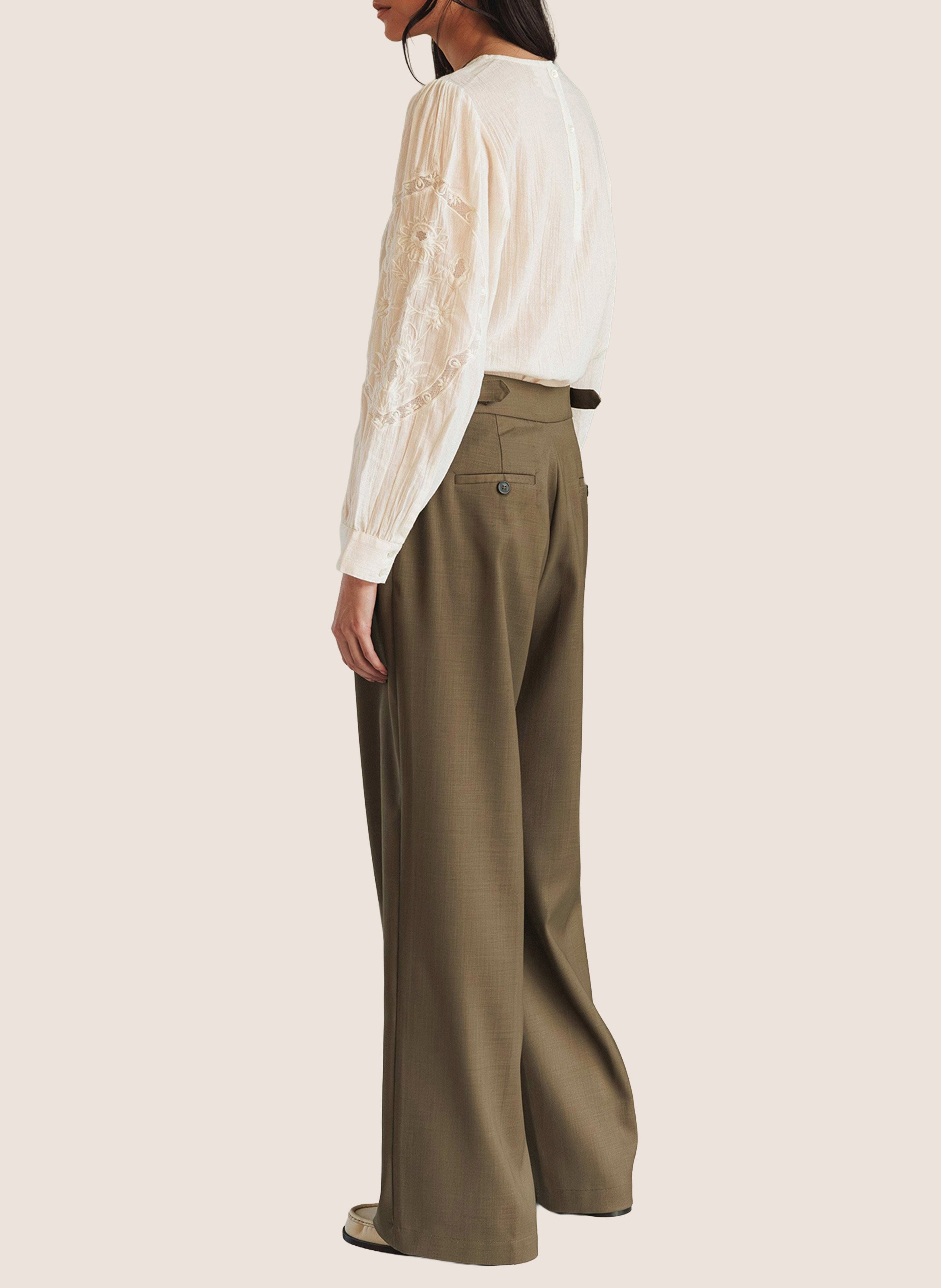 Carrot trousers INDI & COLD Brown