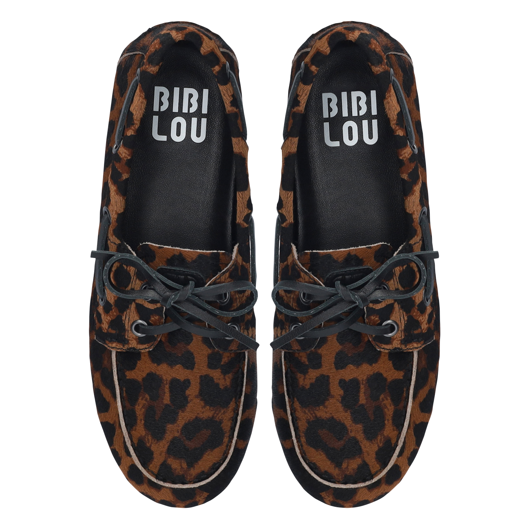 Chaussures bateau en cuir  BIBI LOU Multicolore