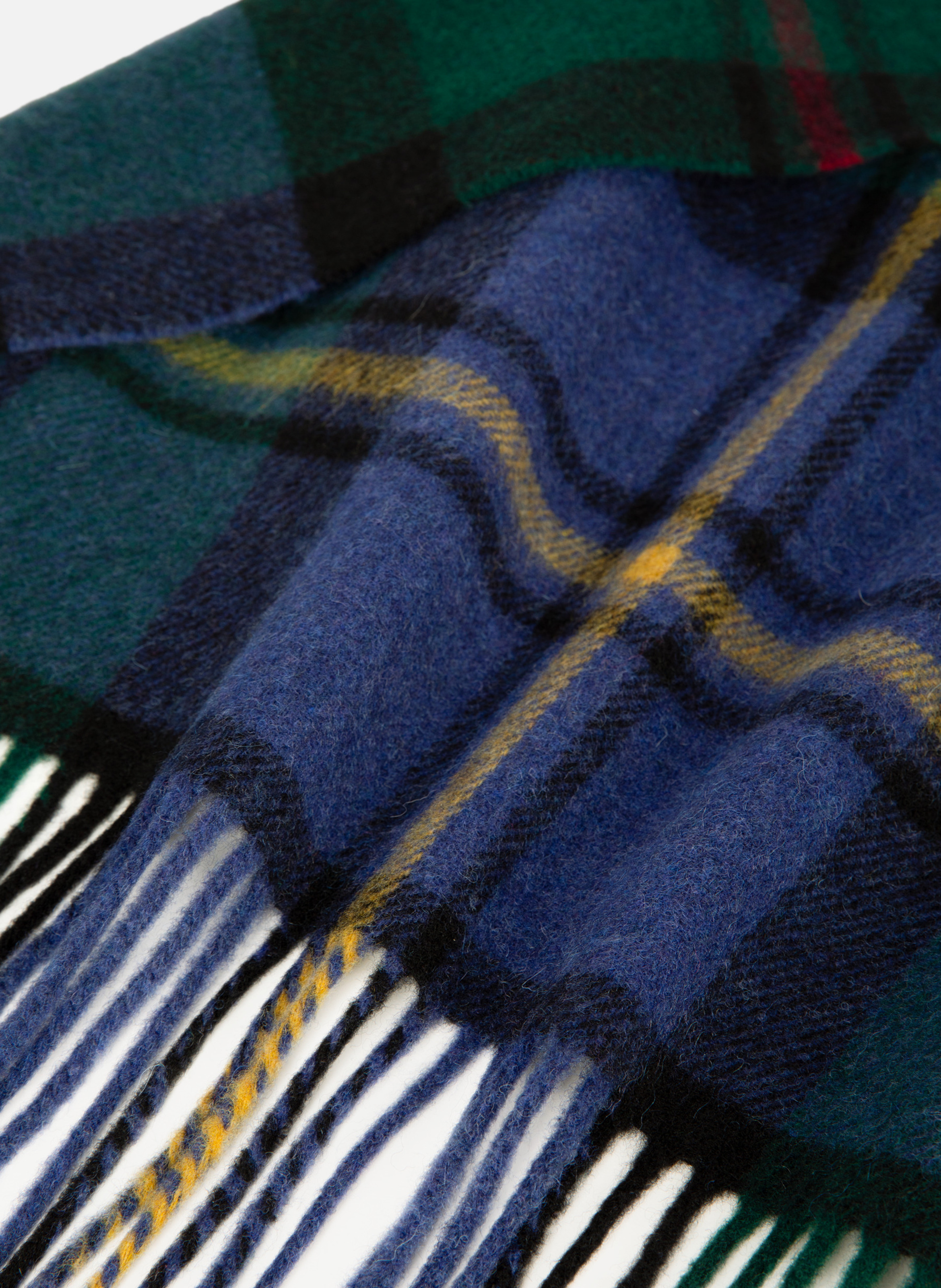 Tartan scarf THE KOOPLES Green