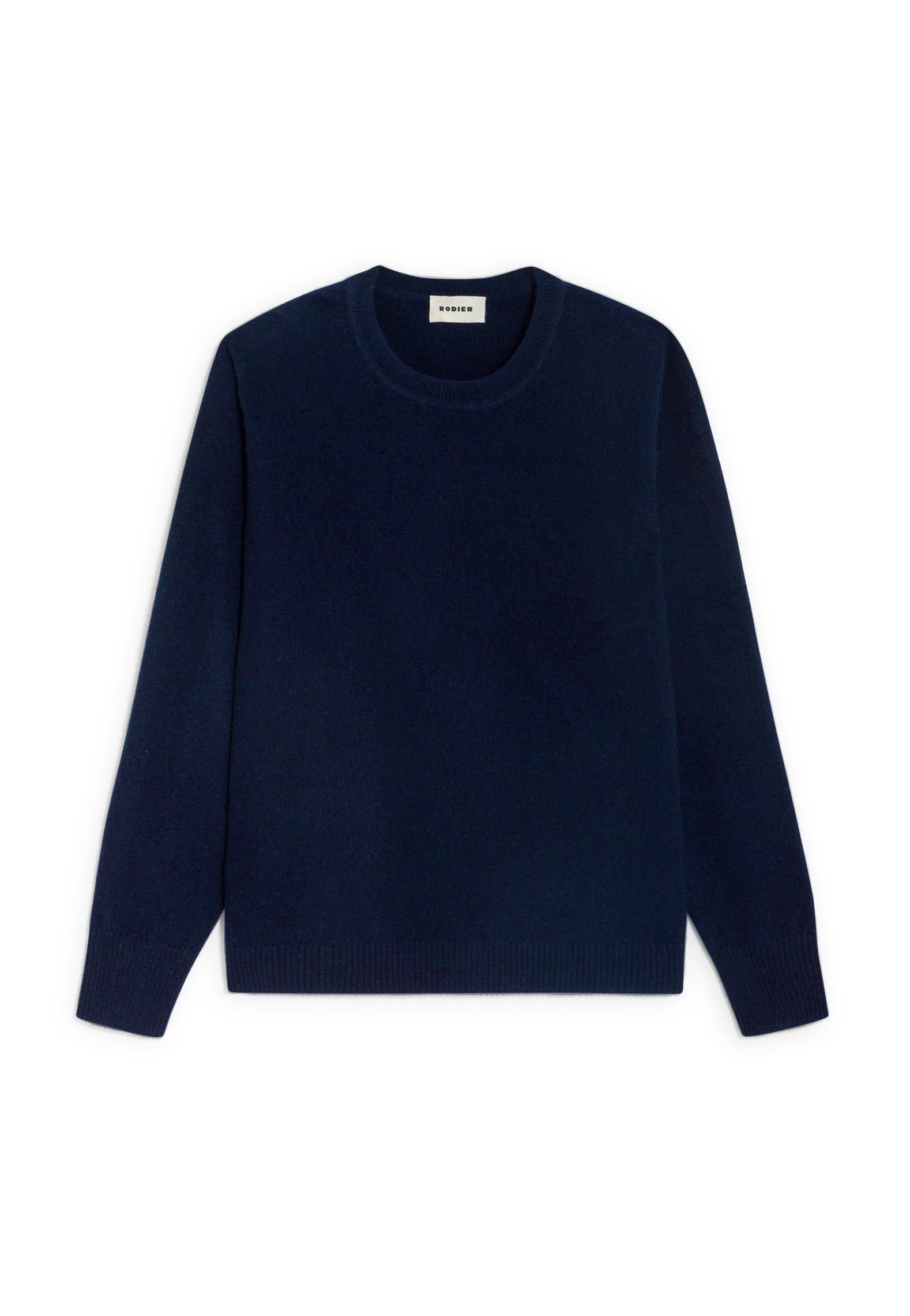 Belted cashmere sweater RODIER Blue