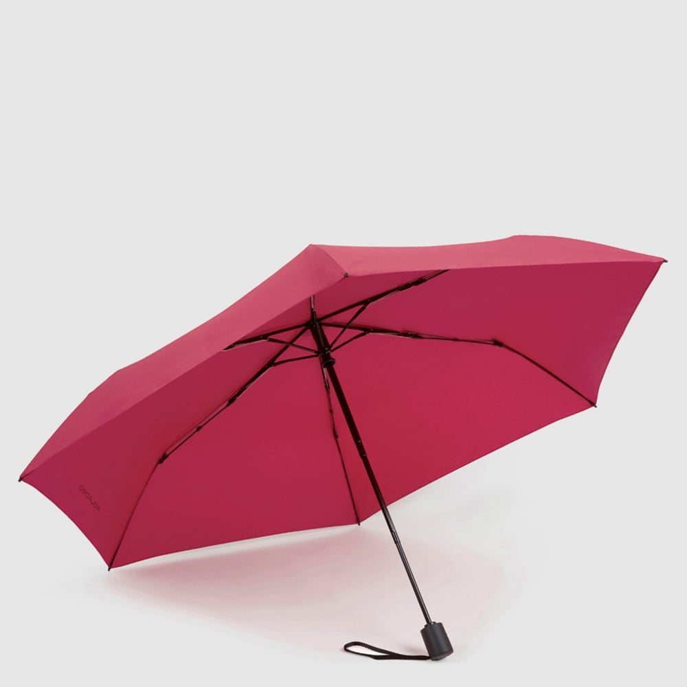 Automatic open/close windproof umbrella PIQUADRO Red