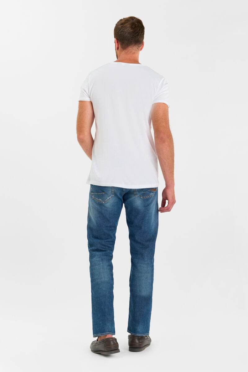 Straight leg jeans, length 34 LE TEMPS DES CERISES Blue