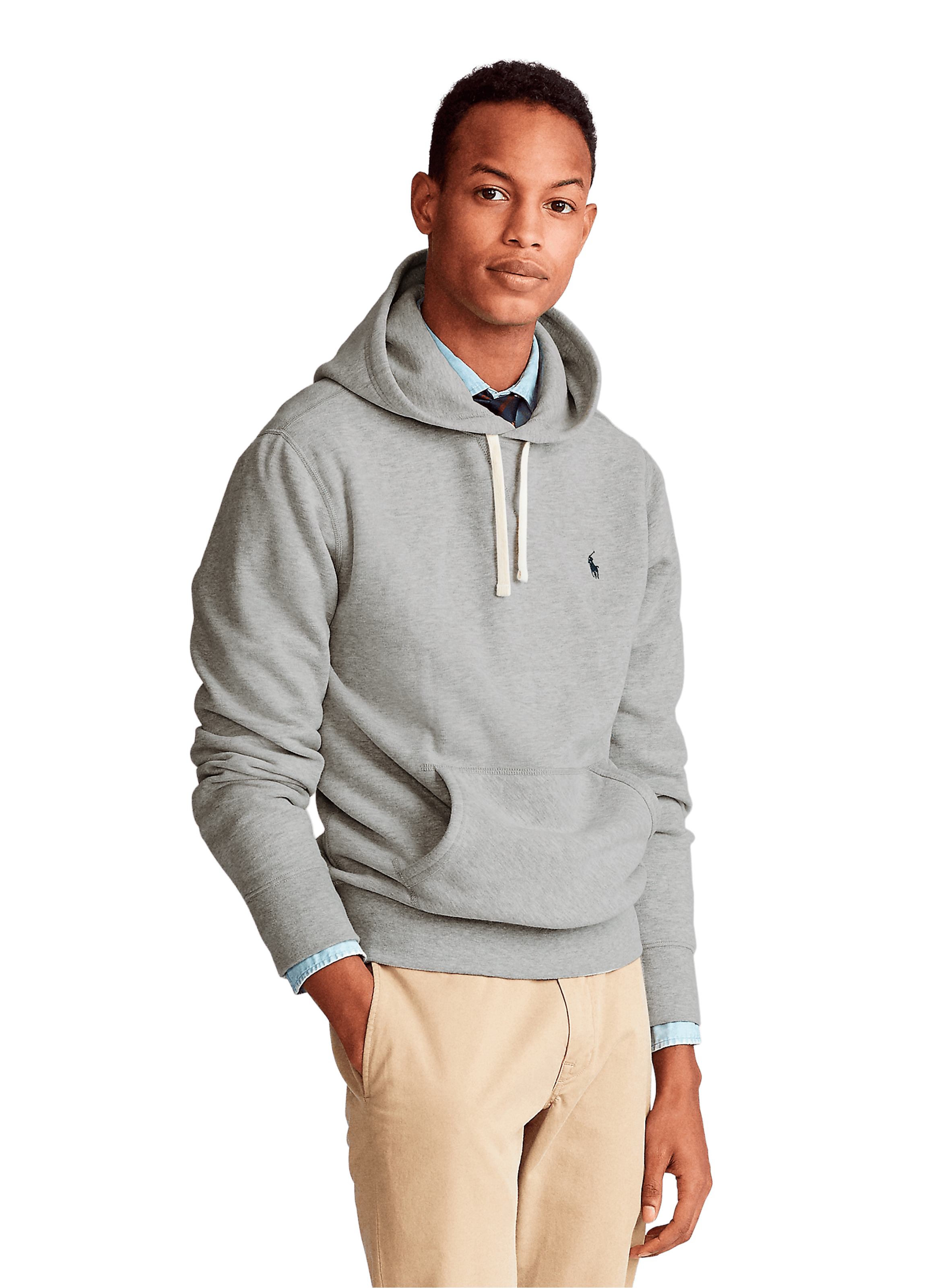 Kapuzensweatshirt aus Baumwolle, Regular Fit POLO RALPH LAUREN Grau