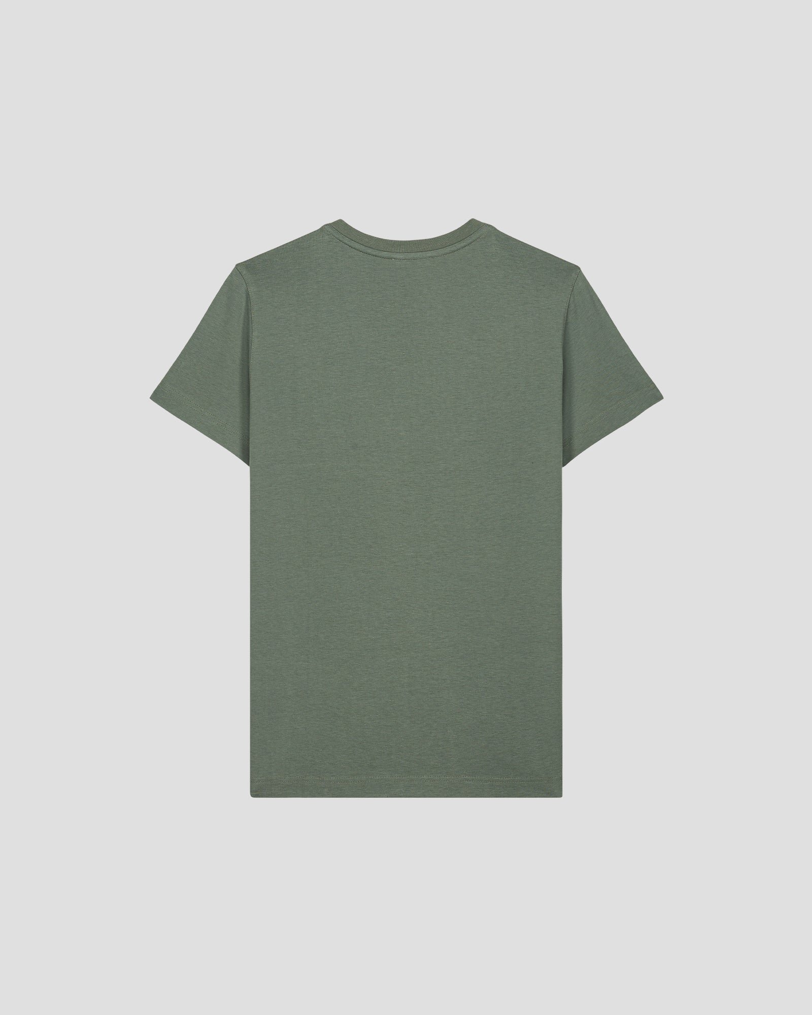<p>T-shirt plain V-neck in cotton Sofia 2.0</p> JOTT Green