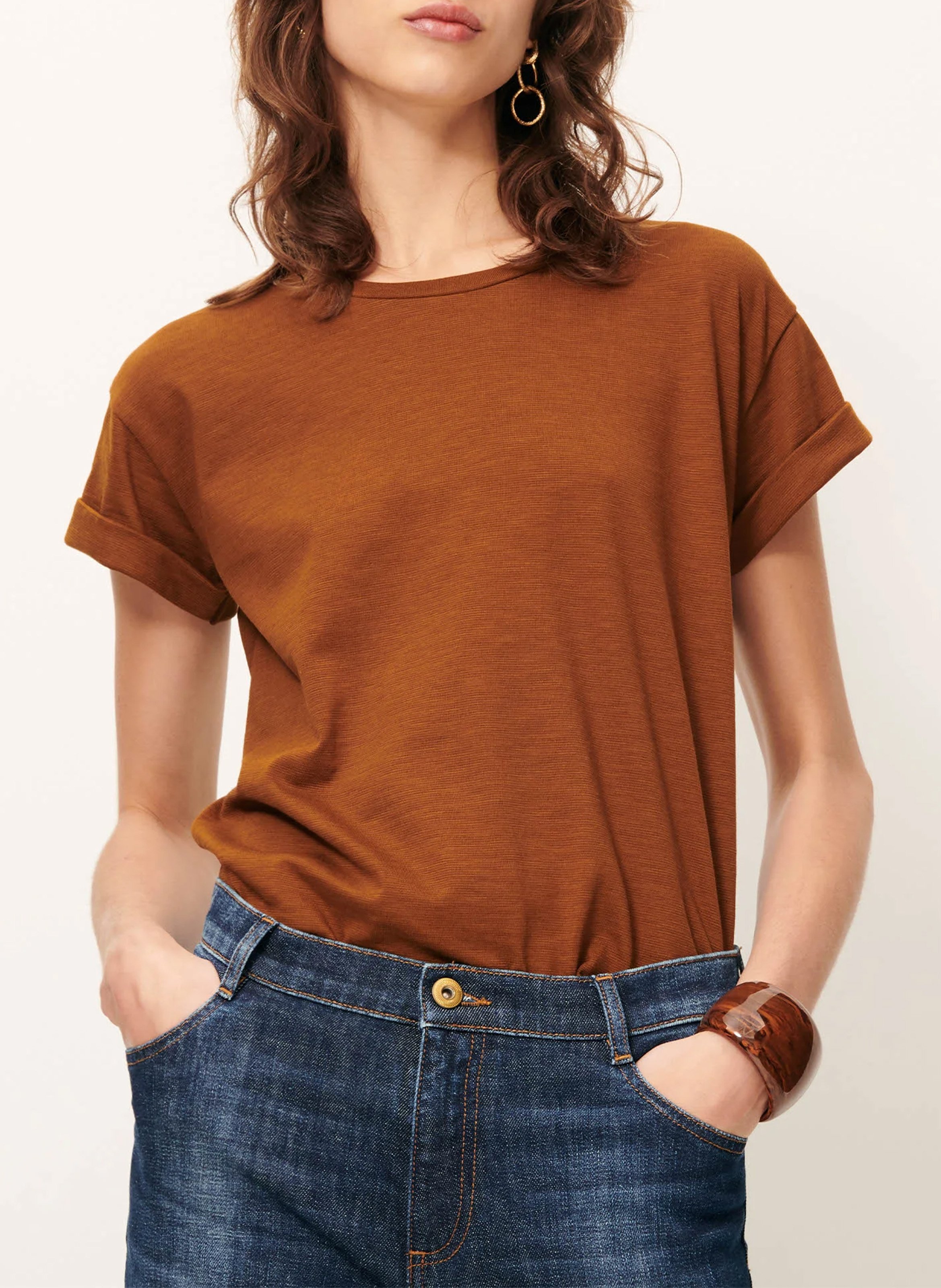 Jacksonville - T-Shirt mit Rundhalsausschnitt aus Baumwoll-Mix SESSUN