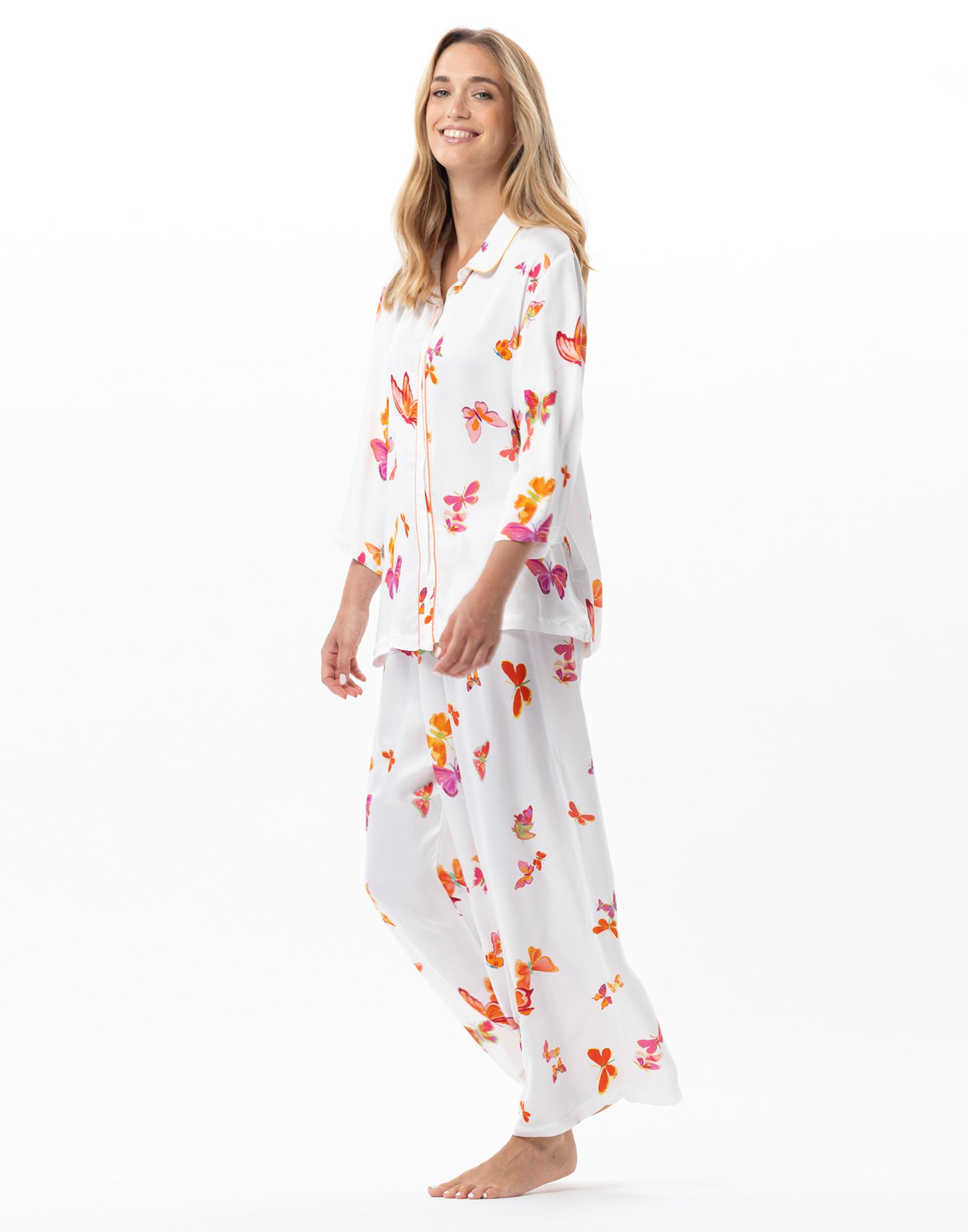 Buttoned viscose pyjama LE CHAT Multicolored