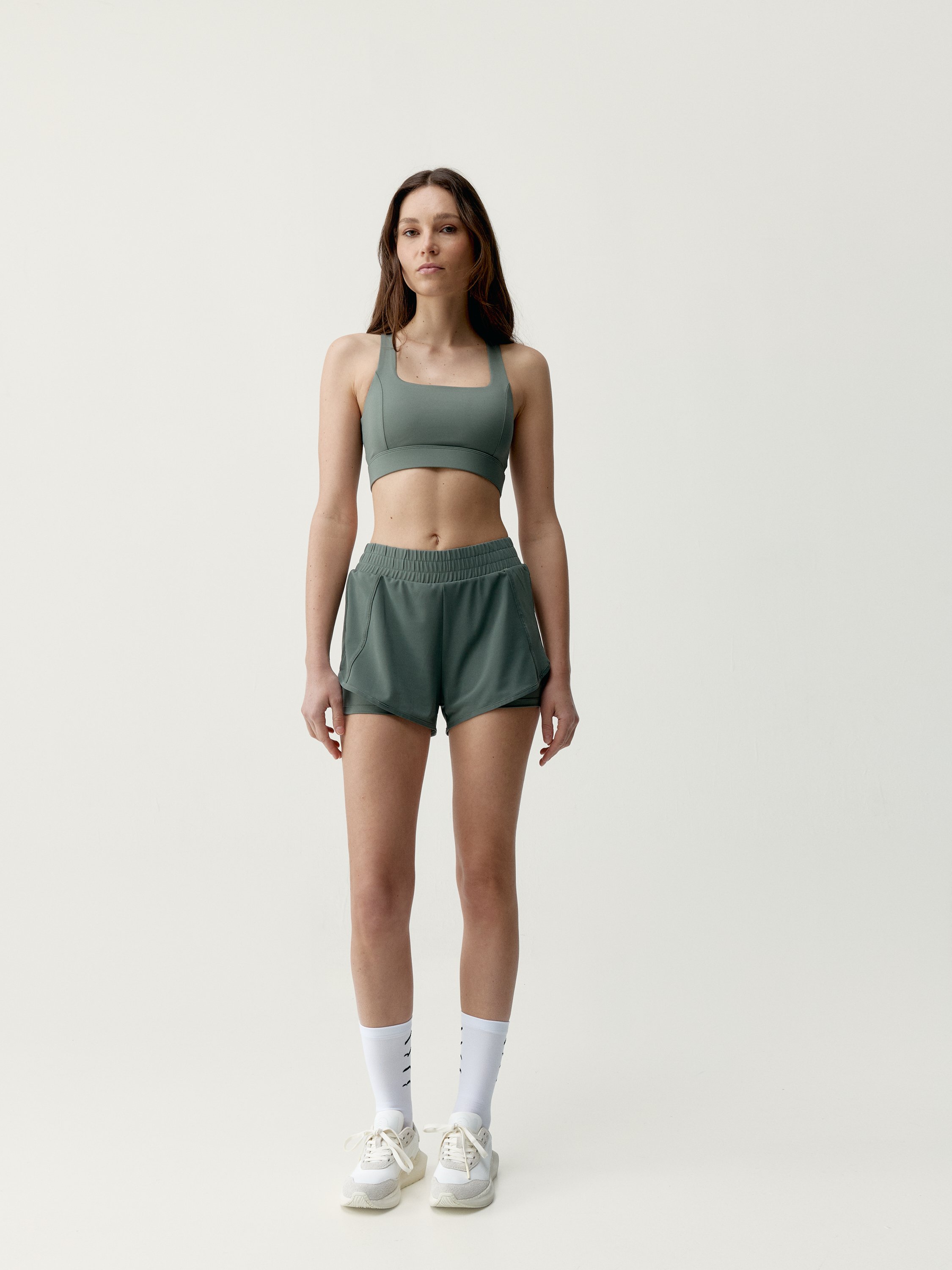 Brassière de sport performance fixation haute padma 2.0 BORN Vert