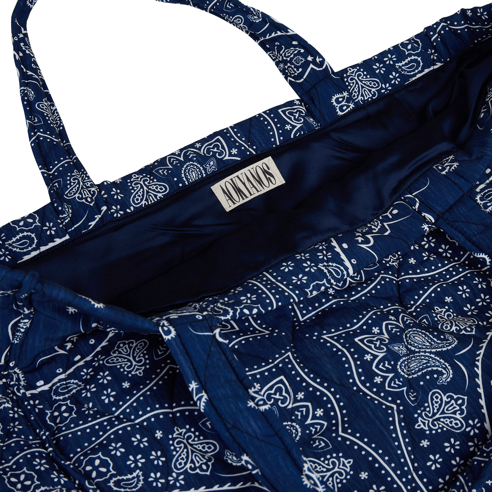 Borsa stampata bandana AOKYANOS Blu