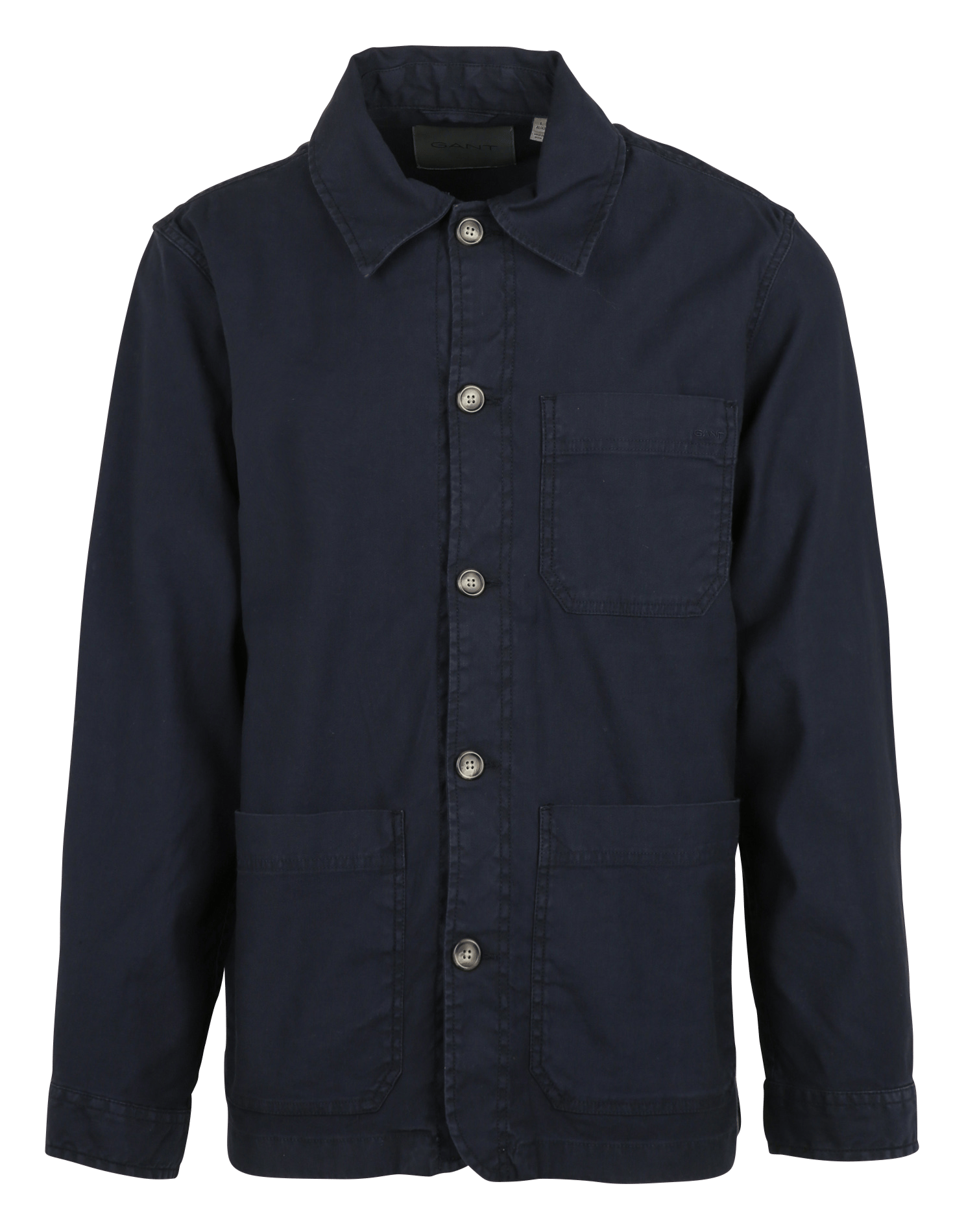 Blouse met klassieke kraag GANT Blauw