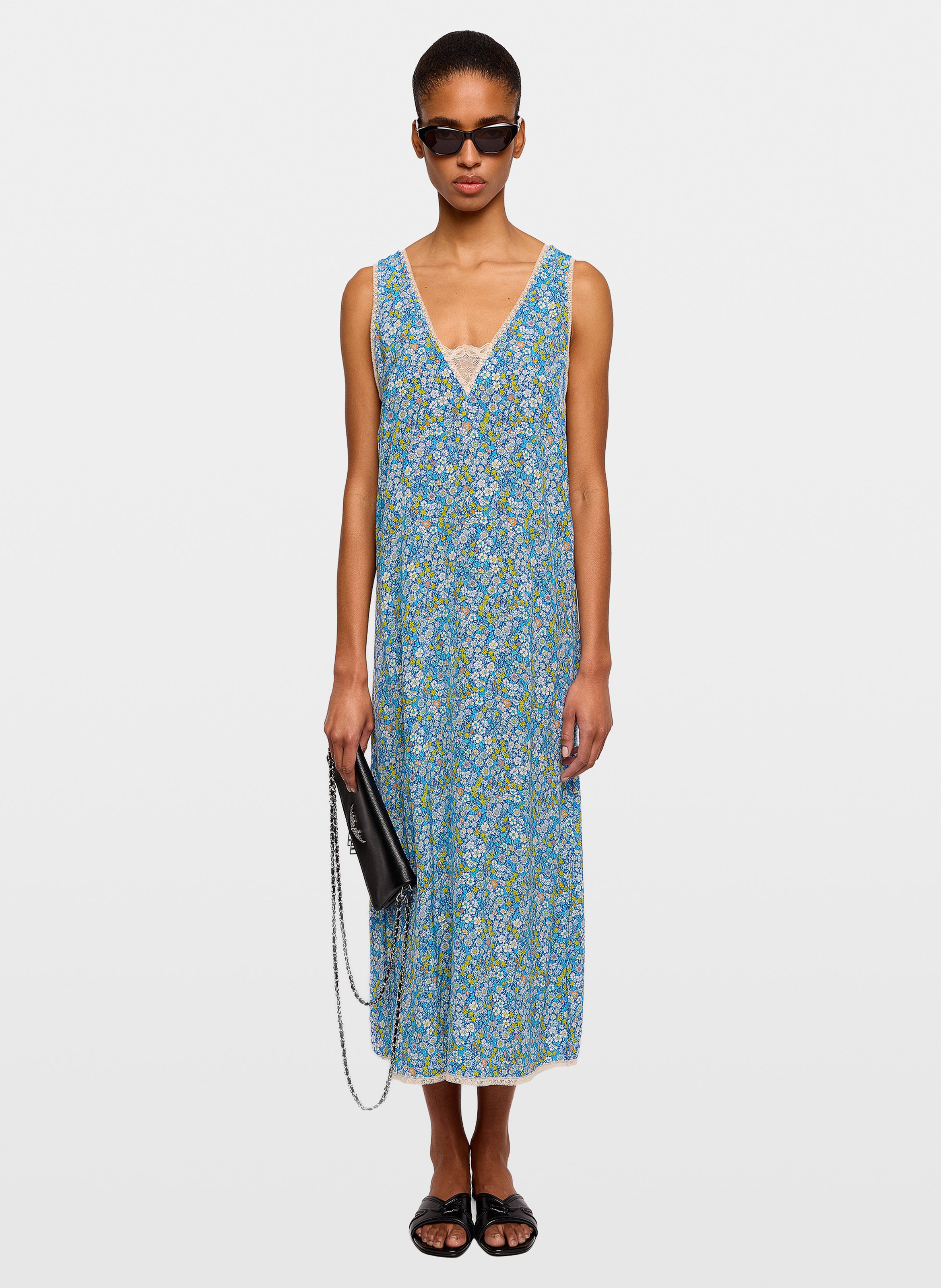 Long V-neck dress ZADIG&VOLTAIRE Yellow