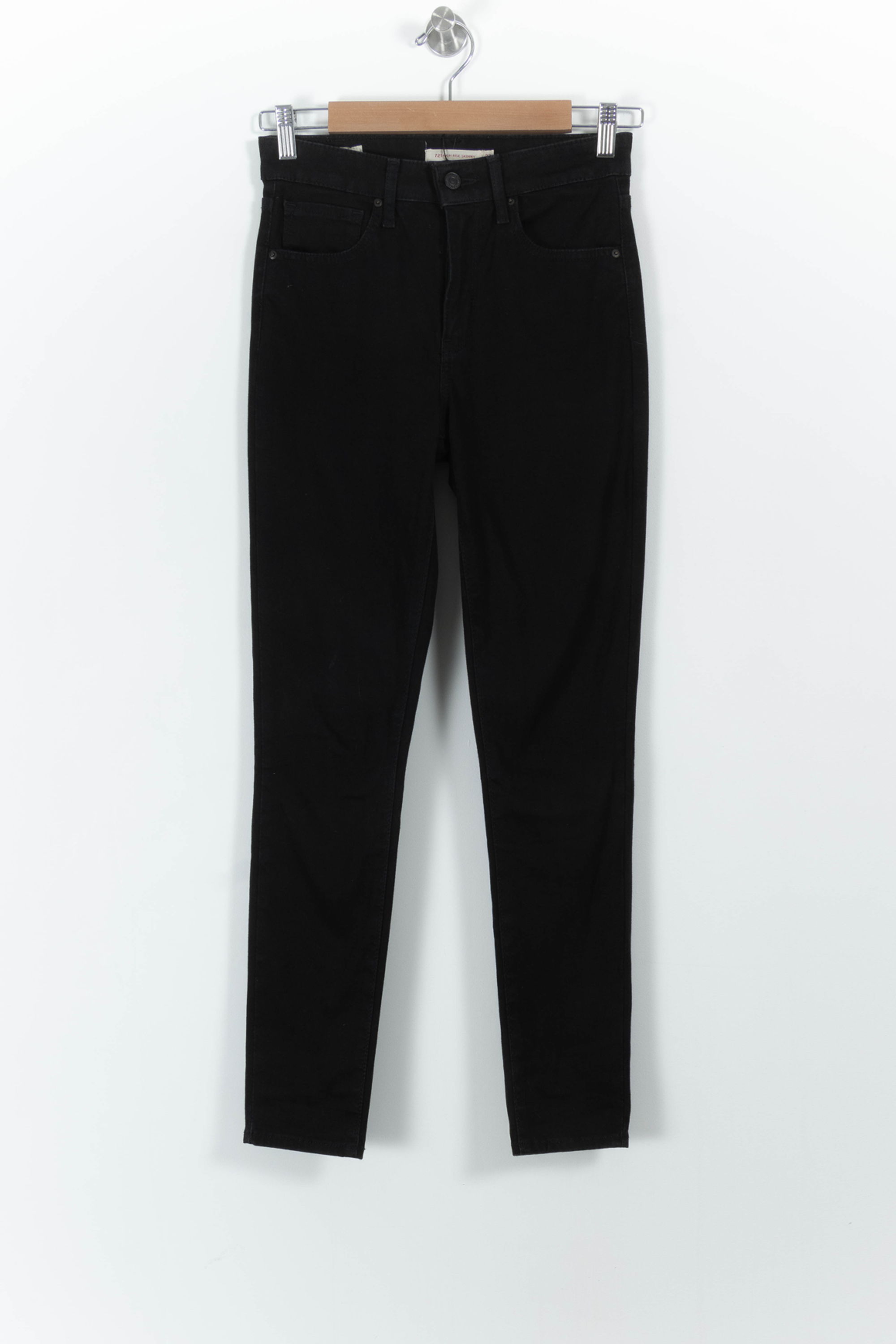 Cropped slim jeans with studs LEVI'S - Seconde main Black