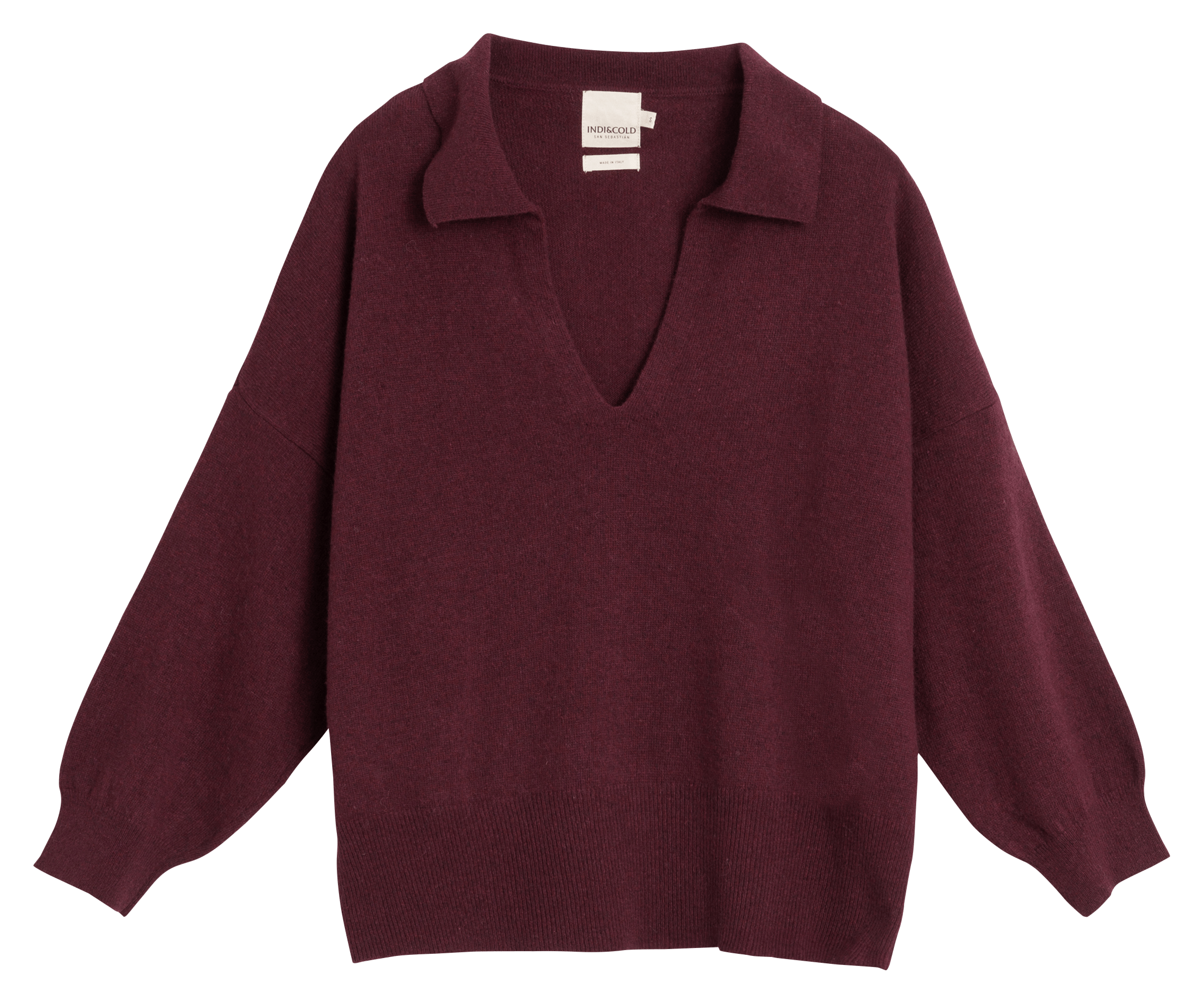 Oversized V-neck sweater INDI & COLD