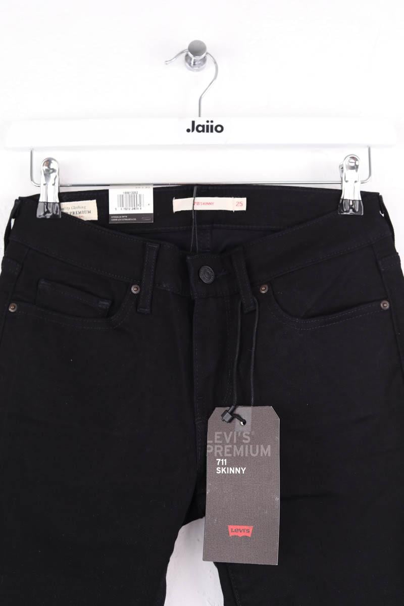 Cropped slim jeans with studs LEVI'S - Seconde main Black