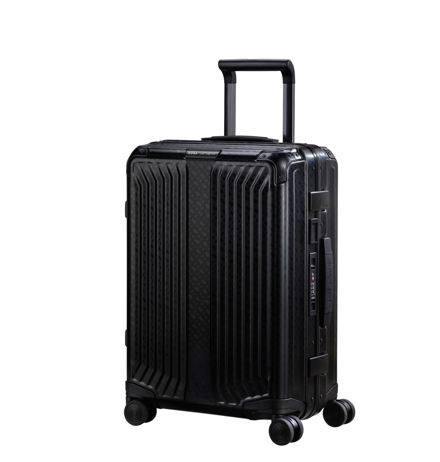 Lite-box alu / boss suitcase 4 wheels size s SAMSONITE Black